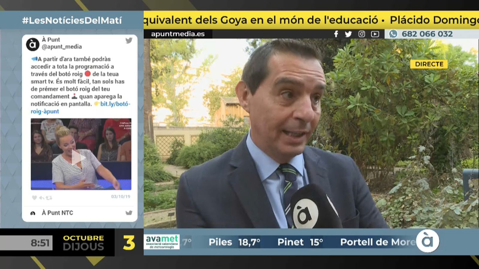 Jorge Olcina: \"Negar el canvi climàtic és anar en contra de la racionalitat científica\"