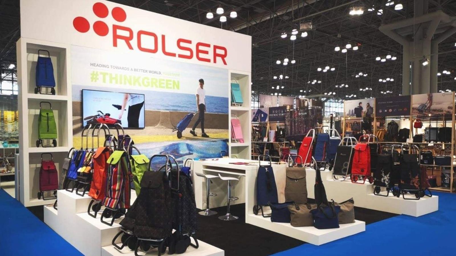 Estand de l’empresa Rolser a la fira NY Now de Nova York