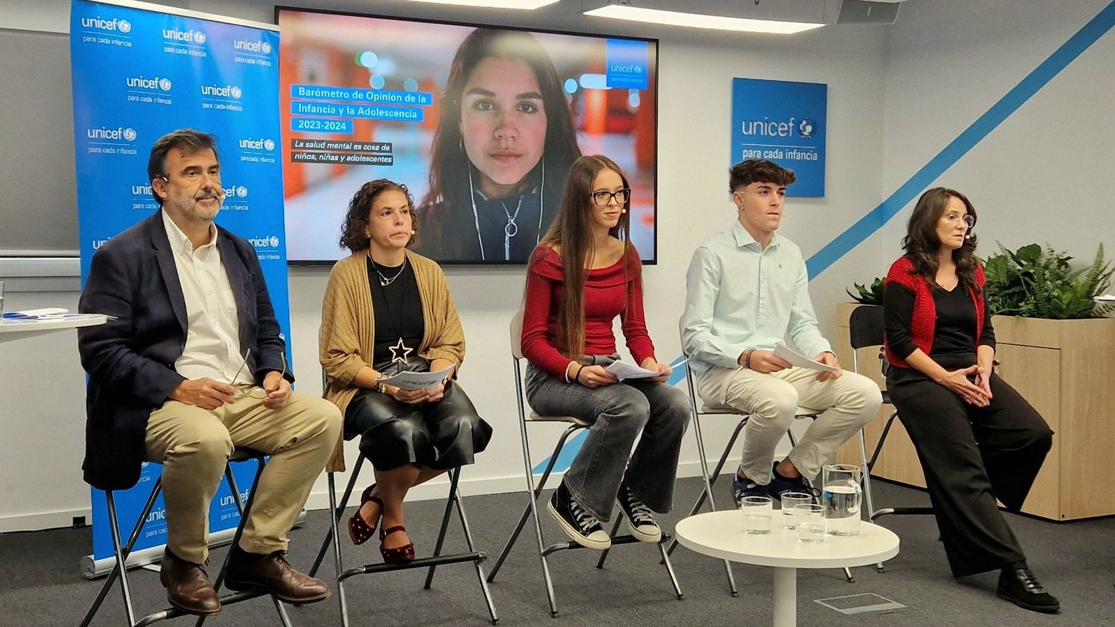 Presentació del Baròmetre d'opinió dels adolescents sobre salut mental elaborat per Unicef