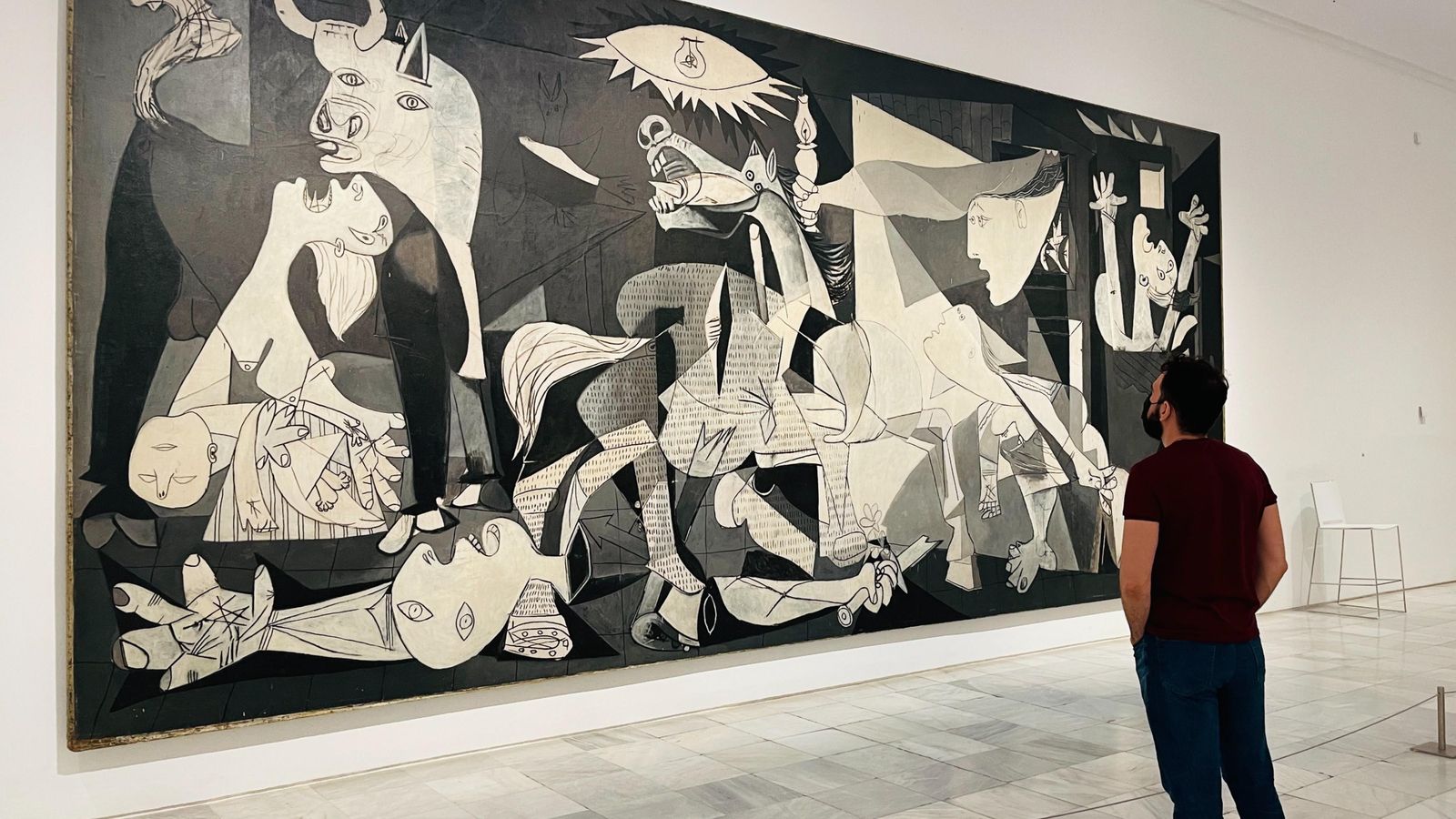 El Guernica de Pablo Picasso al museu Reina Sofía de Madrid