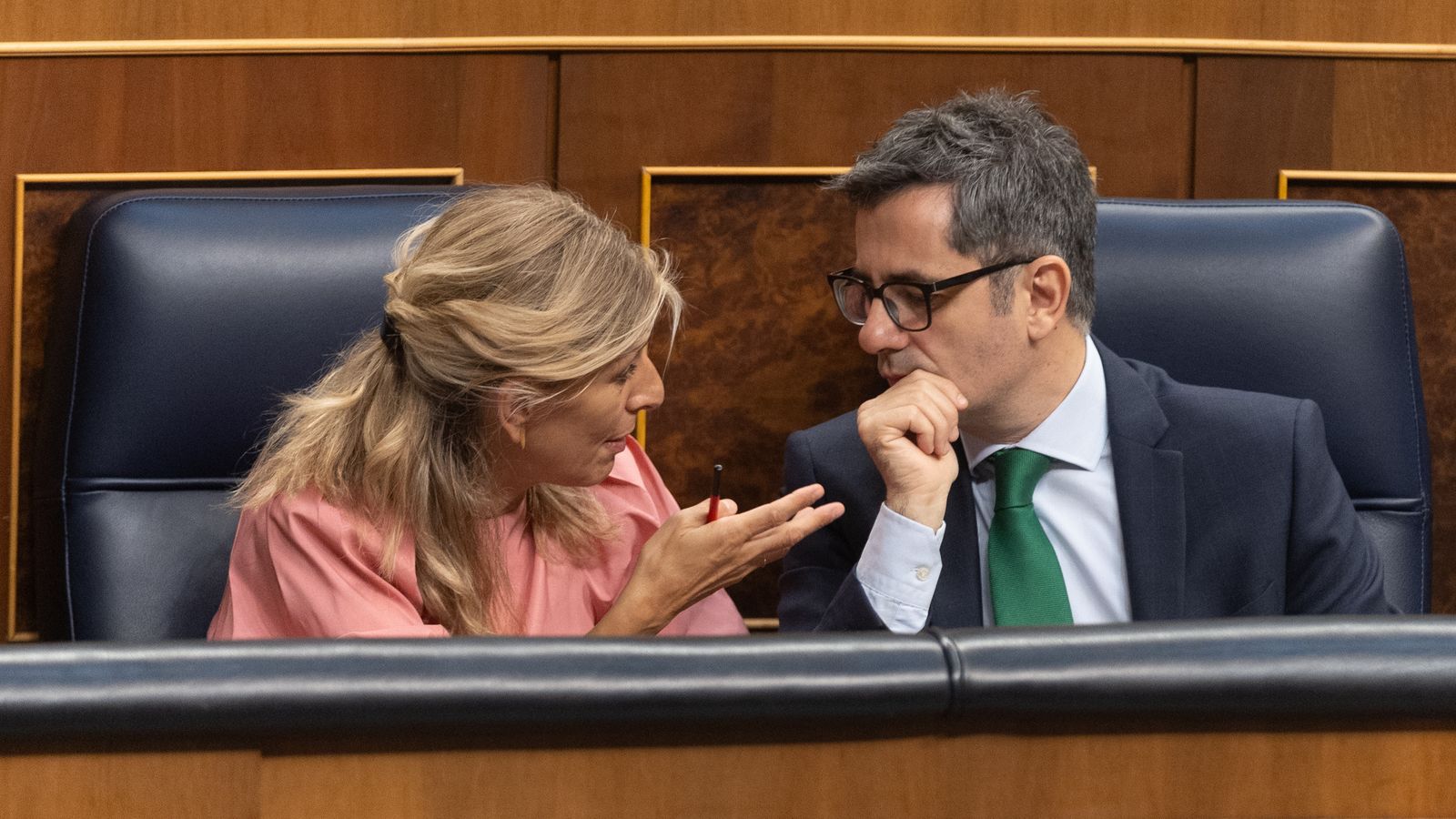 La vicepresidenta segona i ministra de Treball, Yolanda Díaz, al Congrés (arxiu)