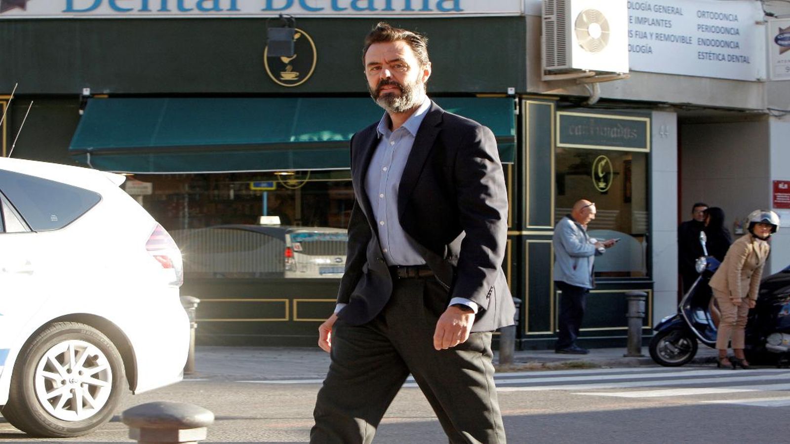 Miguel López, únic acusat per l’assassinat, arriba a l’Audiència en una sessió anterior del juí