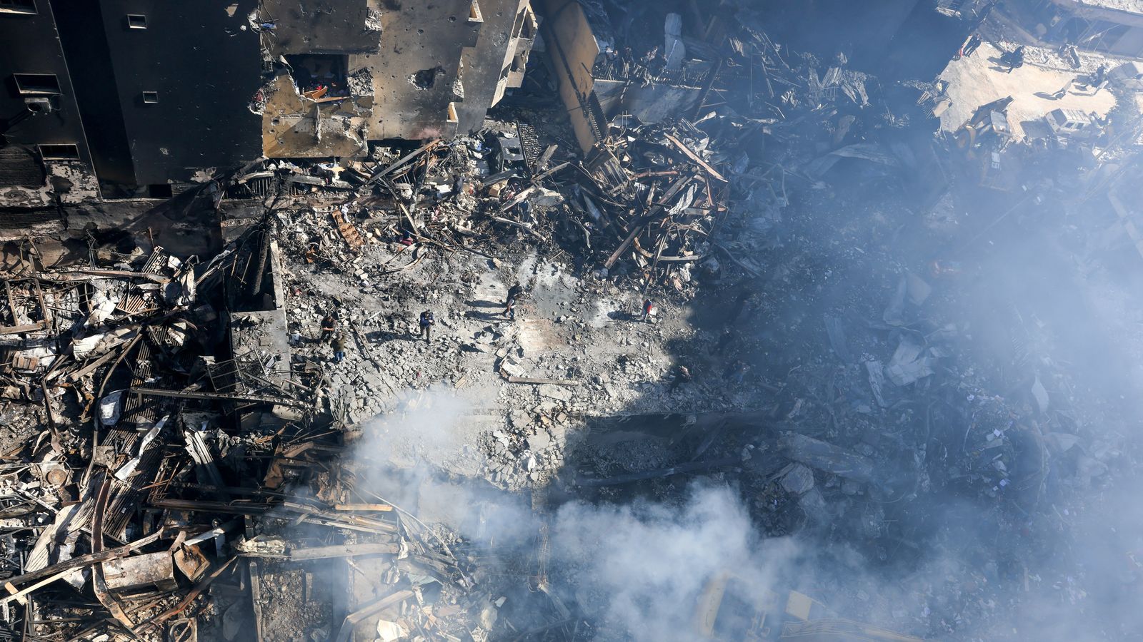 Efectes d'un bombardeig israelià sobre Beirut, este dijous