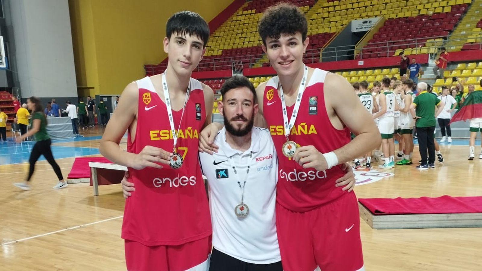 Jorge Carot, Nicolás Gómez i Borja Ricart, subcampions d'Europa U16M