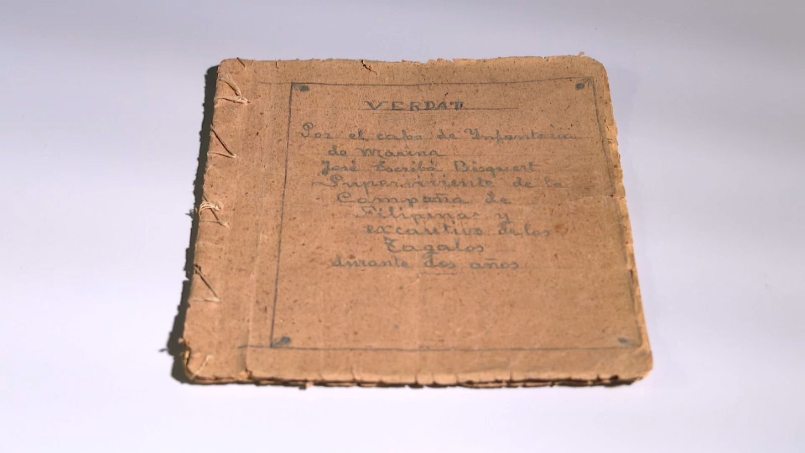 Manuscrit de José Escribà Bisquert en què narra la seua fugida de les Filipines el 1900