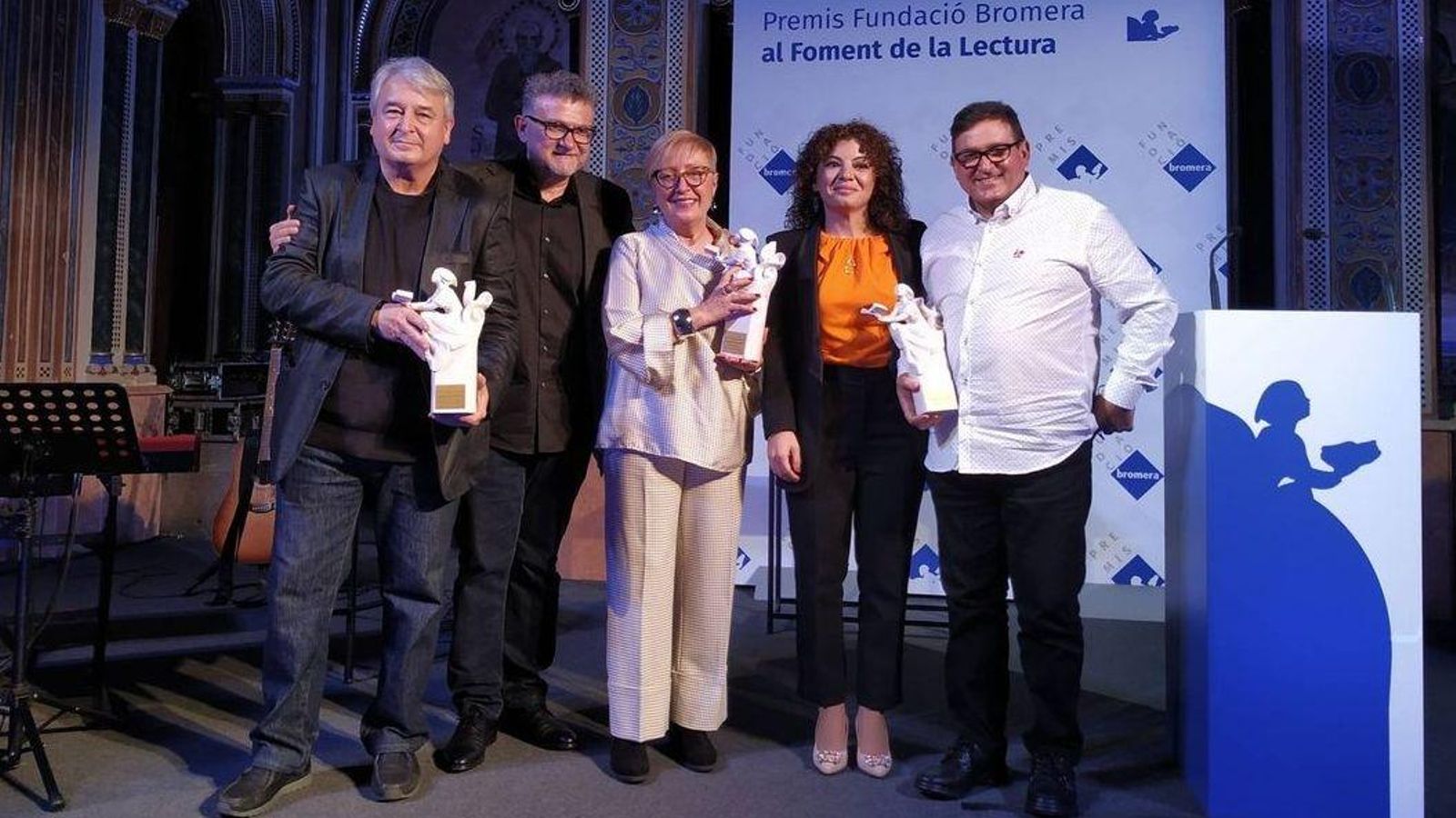 Els guardonats d'enguany amb els Premis Fundació Bromera al Foment de la Lectura