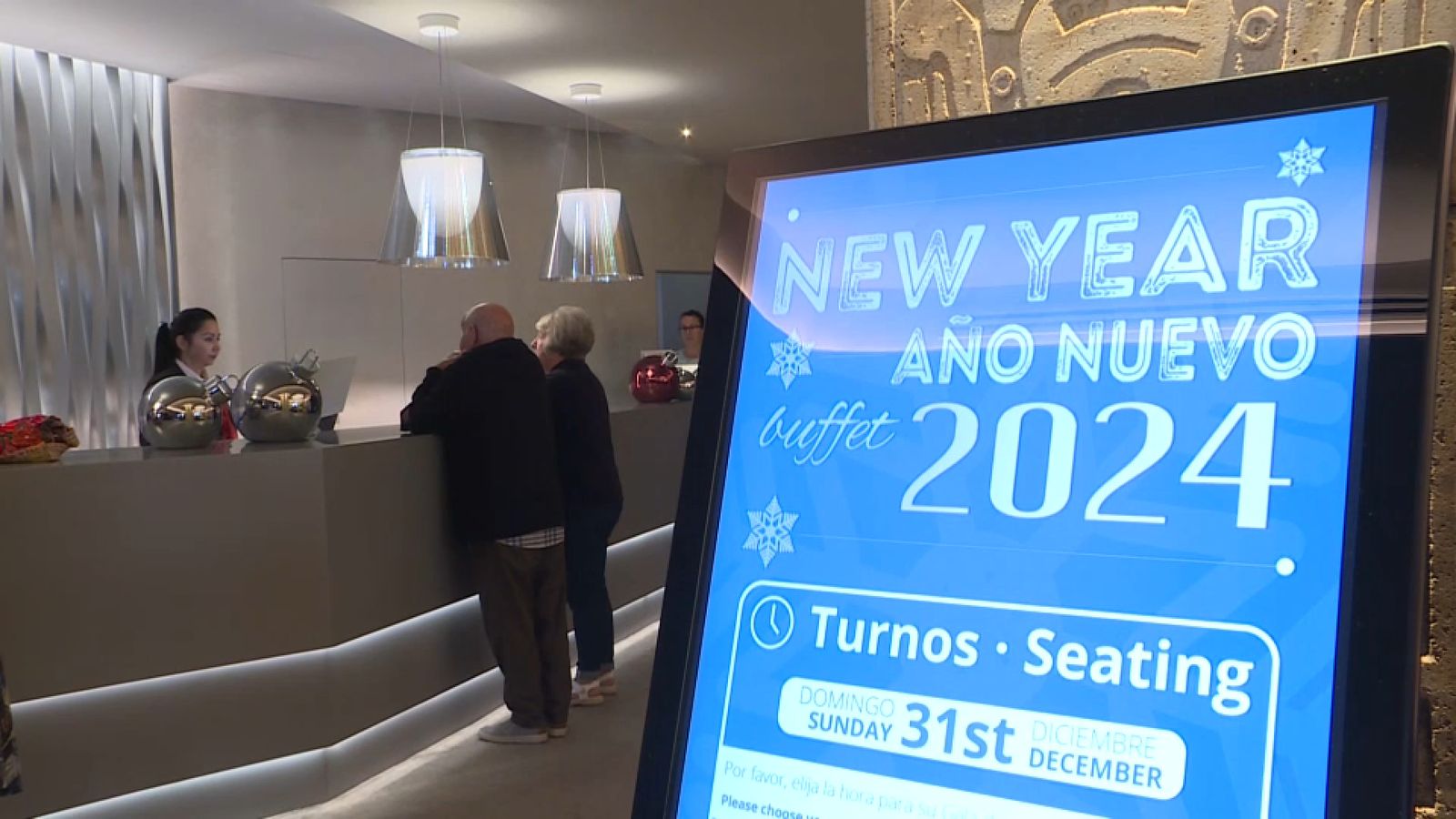 Un hotel de Benidorm durant l'últim cap de setmana de l'any.