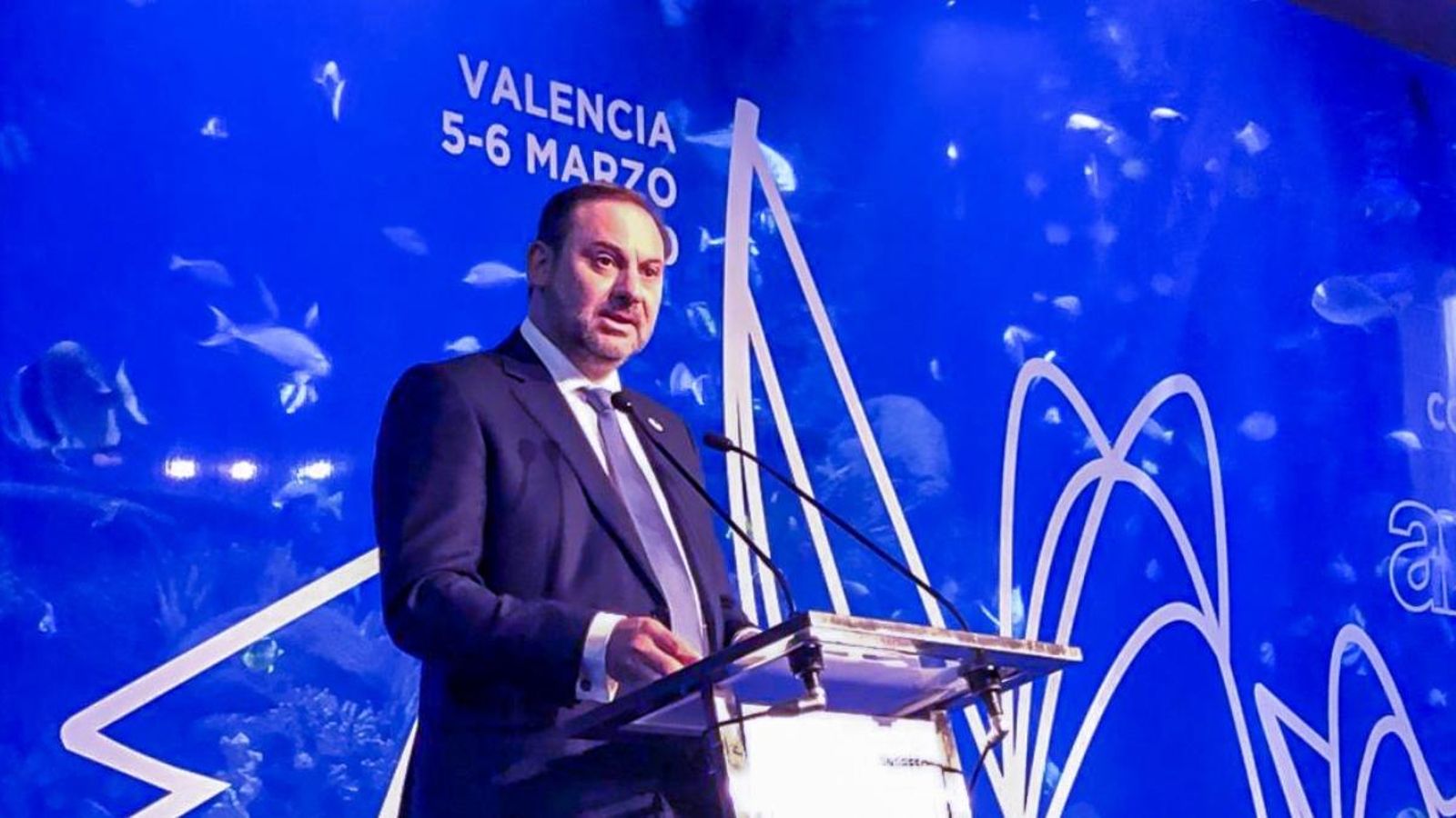 El ministre José Luis Ábalos, a València