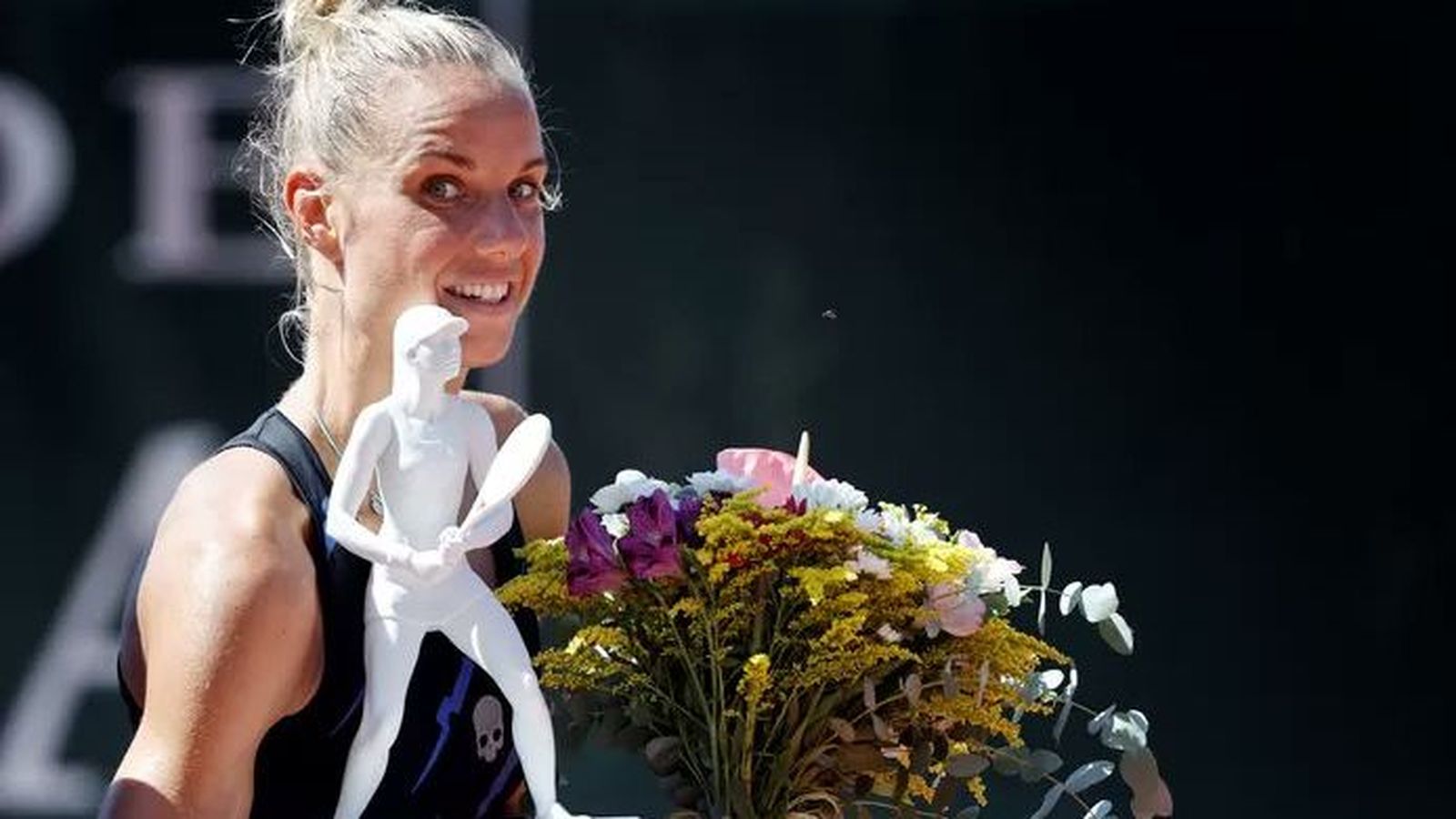 Arantxa Rus, amb el trofeu de campiona