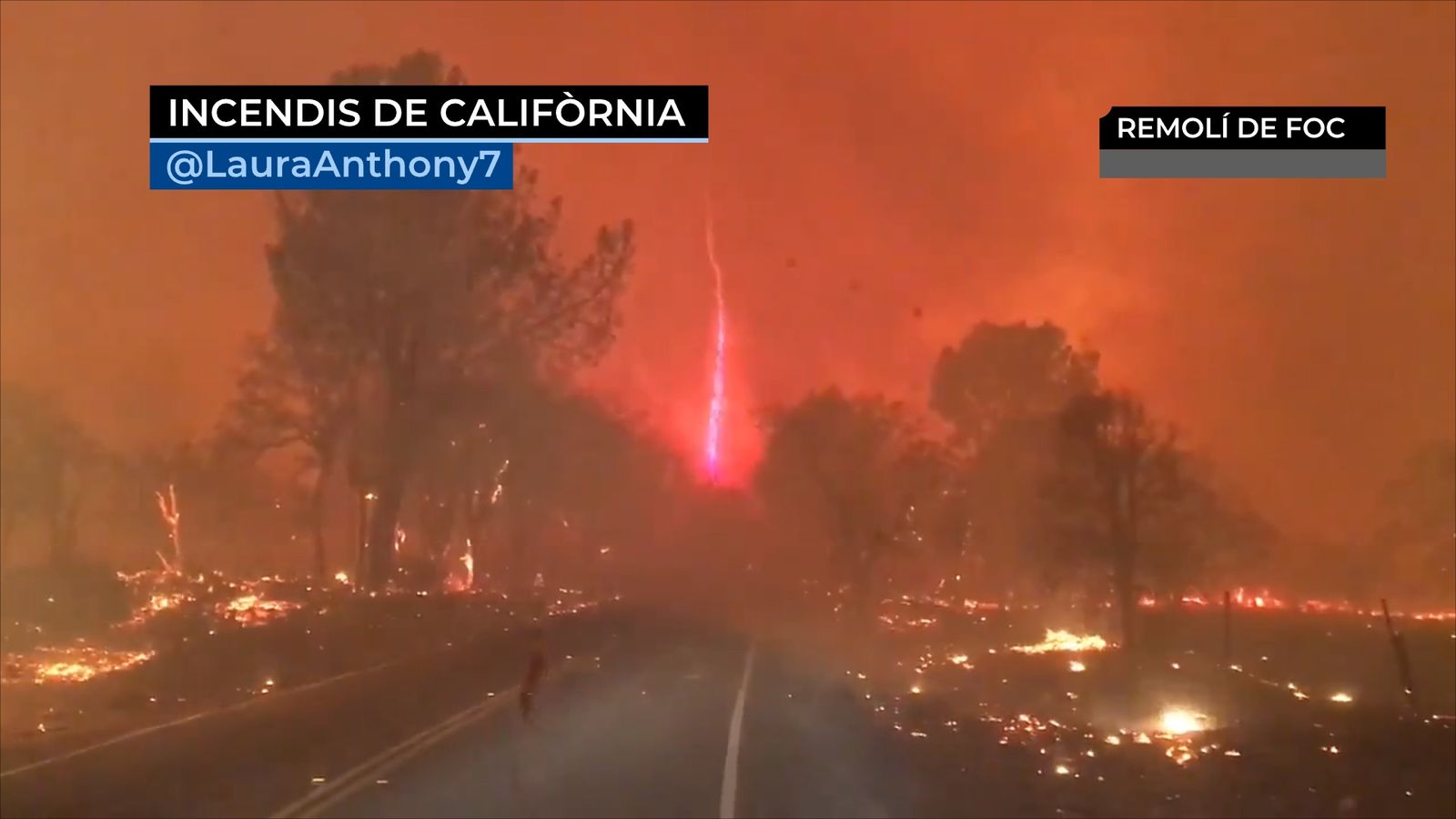 Incendis extraordinaris a Califòrnia i el vent de Santa Ana