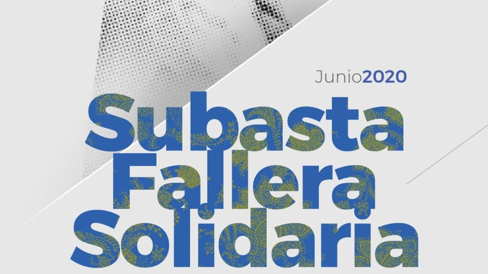 Cartell de la suhasta solidària fallera