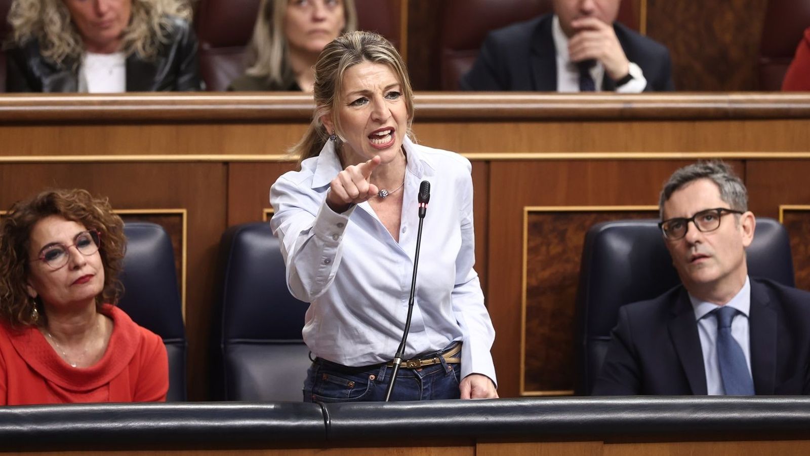 Yolanda Díaz, este dimecres al Congrés