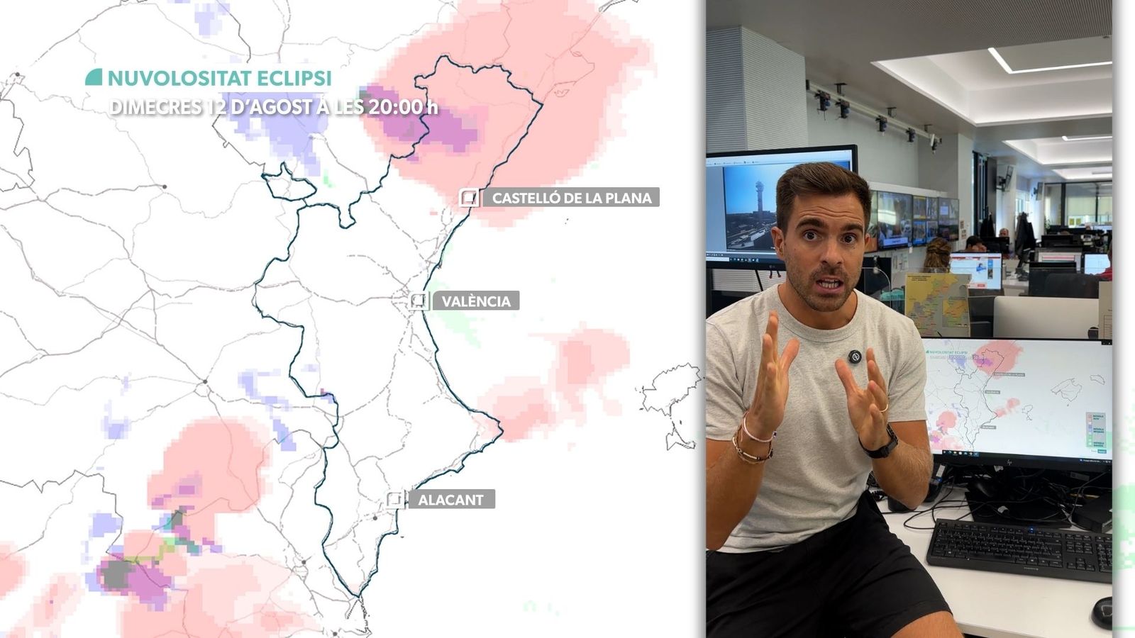 Previsió del dia de l'eclipsi