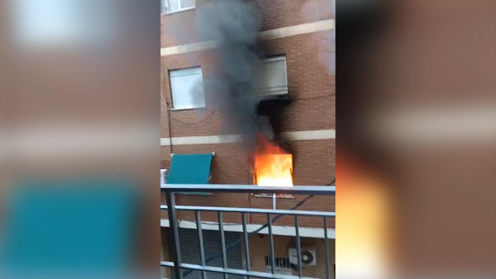 Incendi en una vivenda en Alfafar