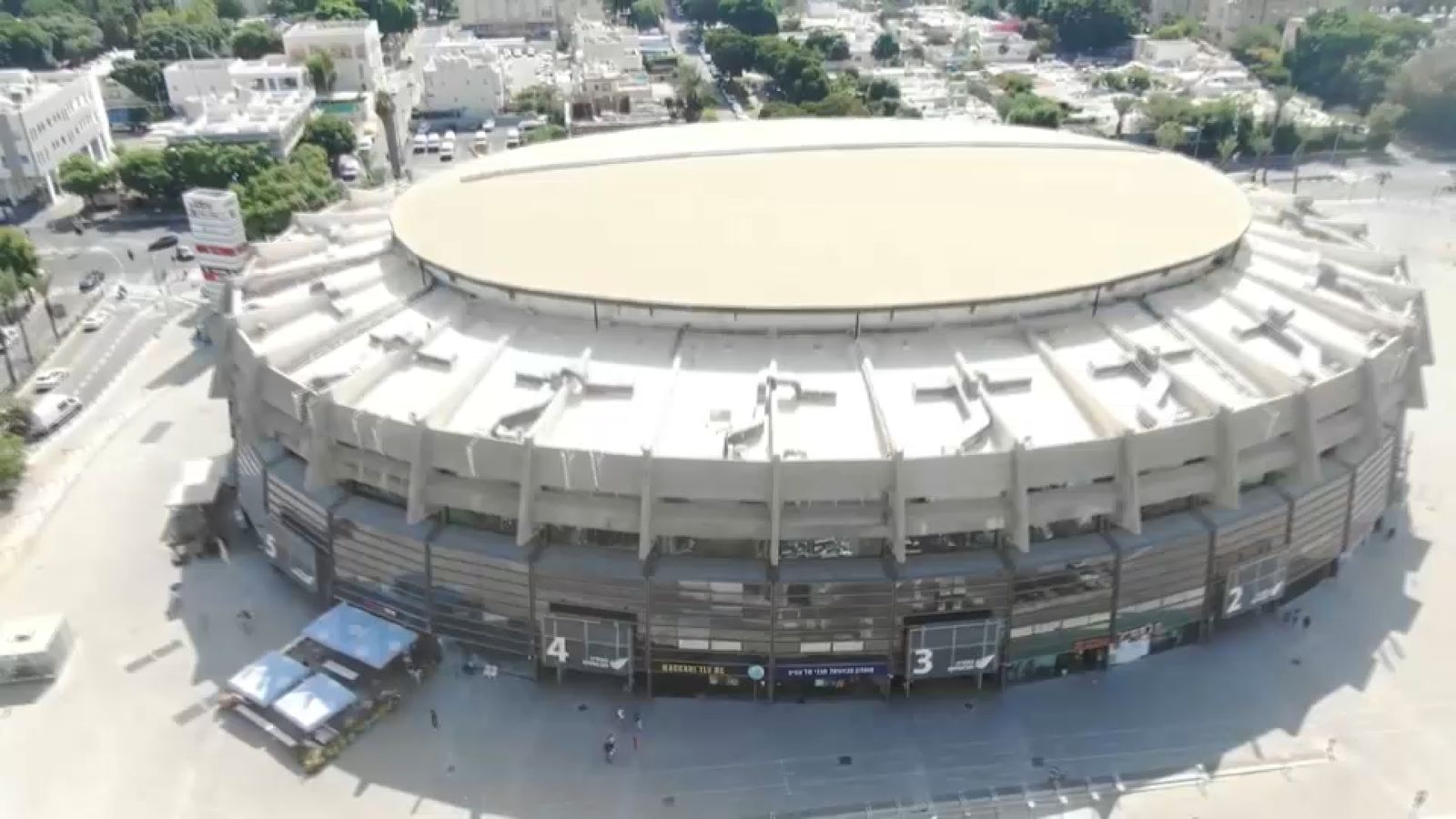 Imatge d'un pabelló a Israel