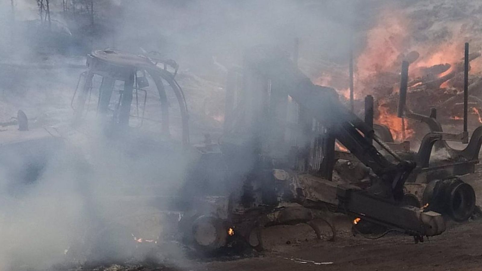 Imatge d’arxiu de l'incendi d’Aiora