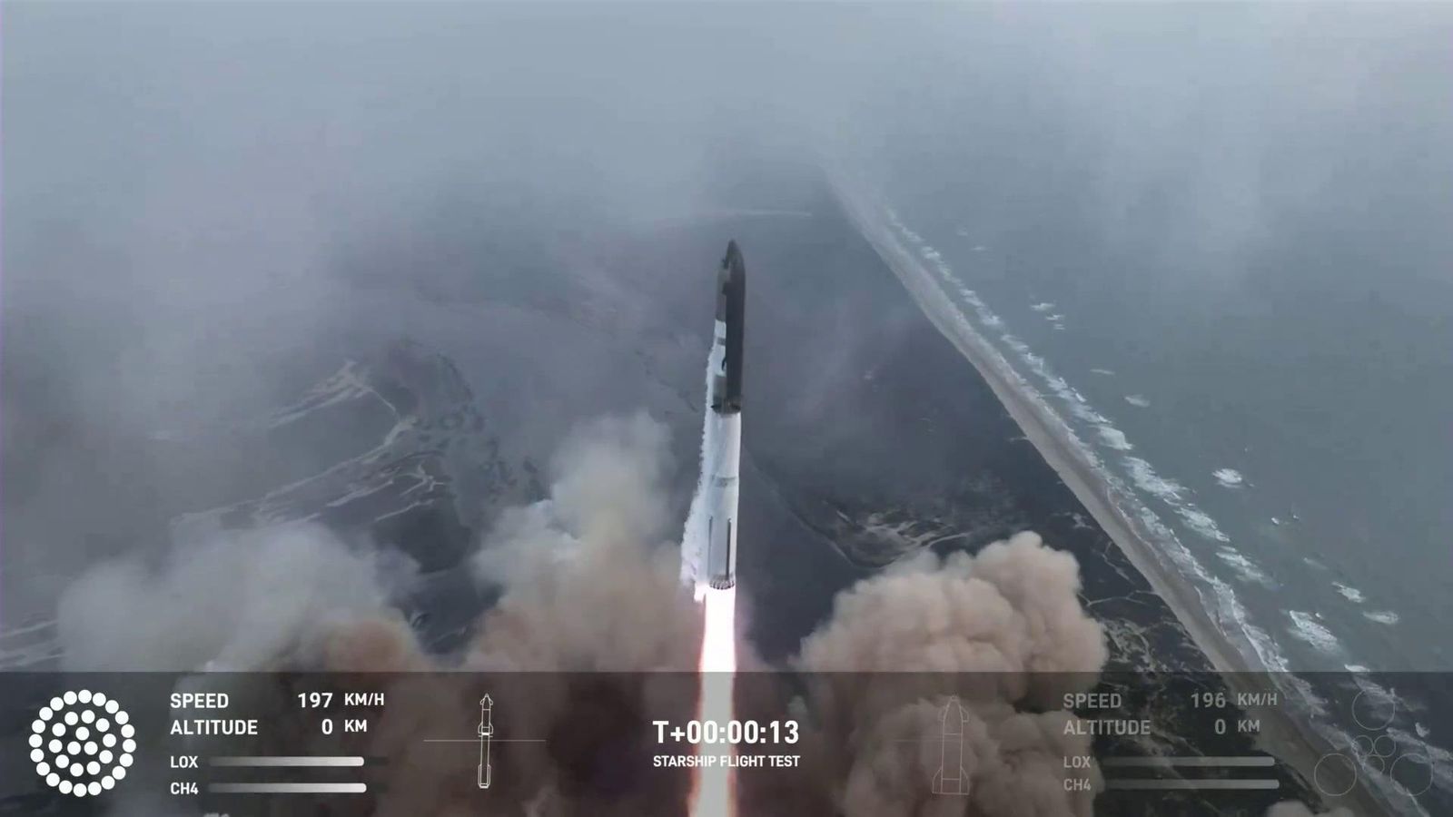 La nau Starship s'enlaira cap a l'espai