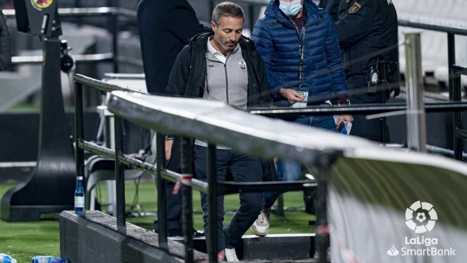 Óscar Cano, durant el partit contra l'Alcorcón al Castàlia