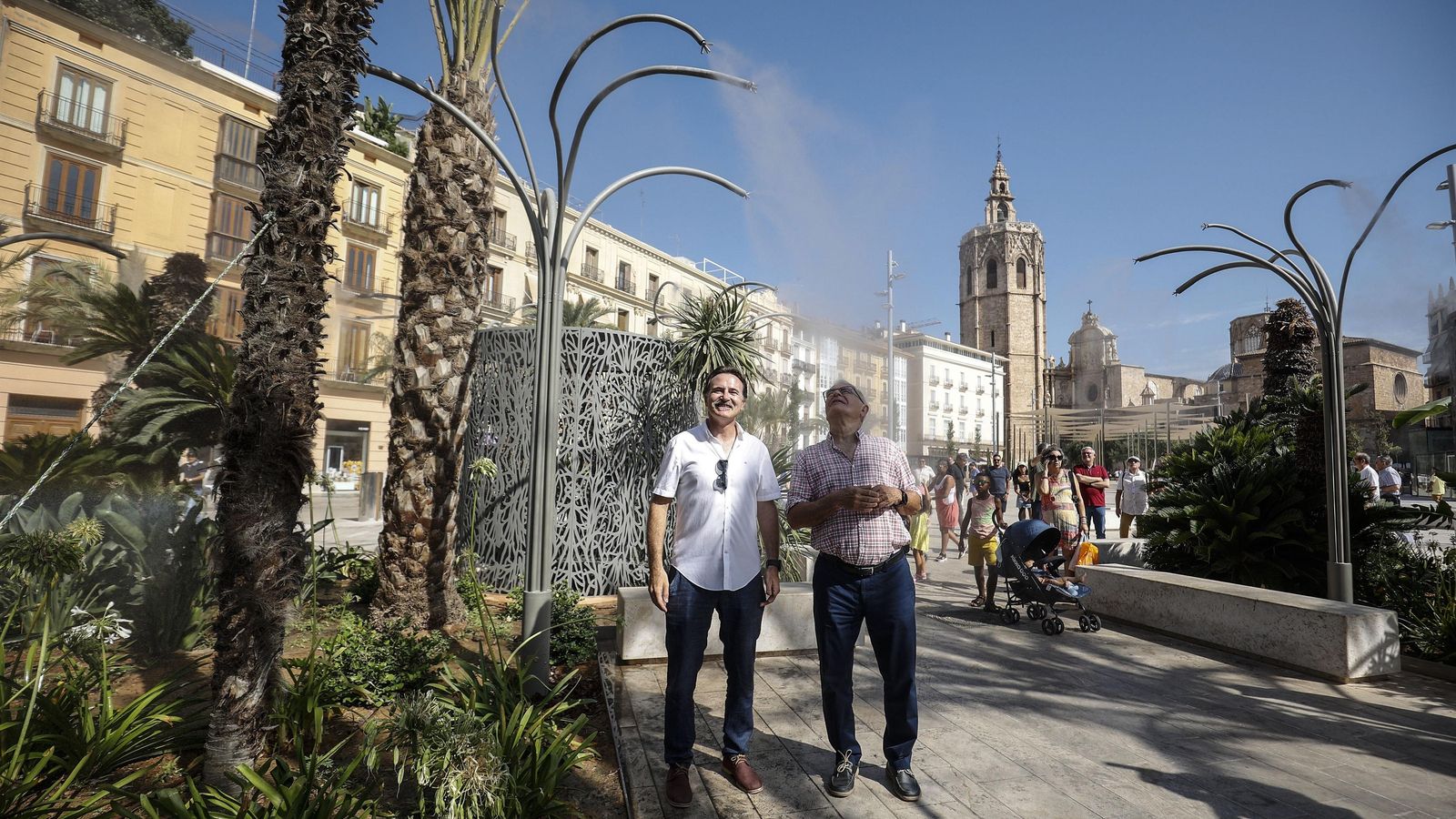 Ribó i Grezzi visiten aquest dimecres la nova plaça de la Reina de València