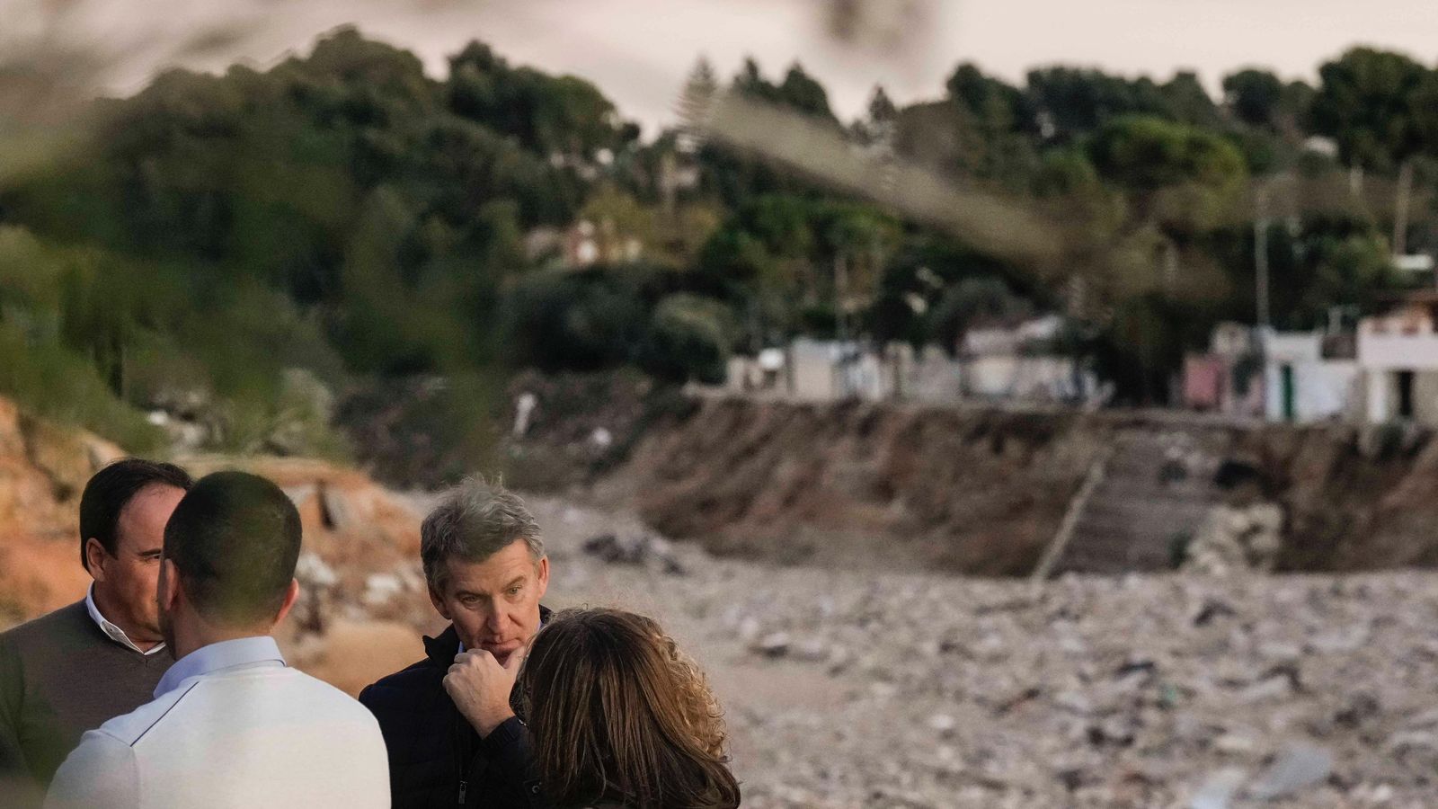 El líder nacional del PP, Alberto Núñez-Feijóo, este dimecres a Torrent