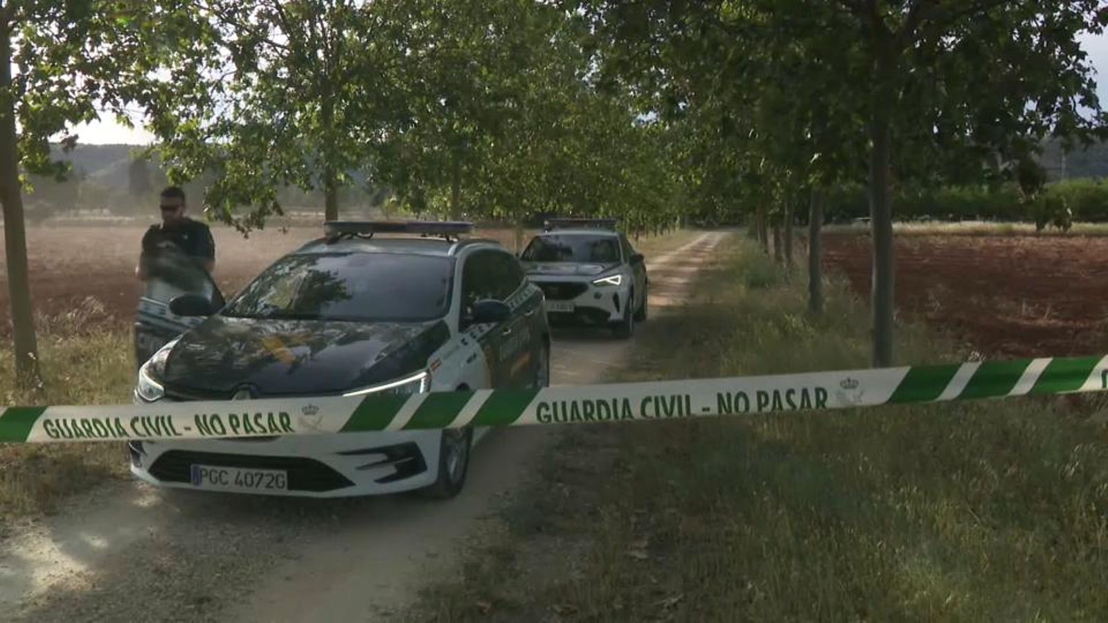 Agents de la Guàrdia Civil busquen pels voltats de Bocairent a l'home desaparegut