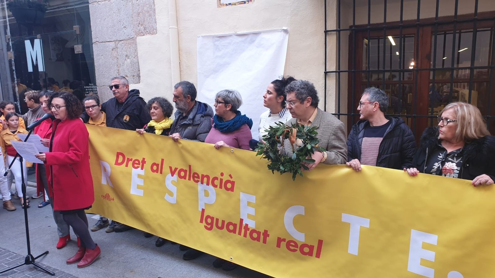 Homenatge als signants de les normes de Castelló, el 21 de desembre passat.
