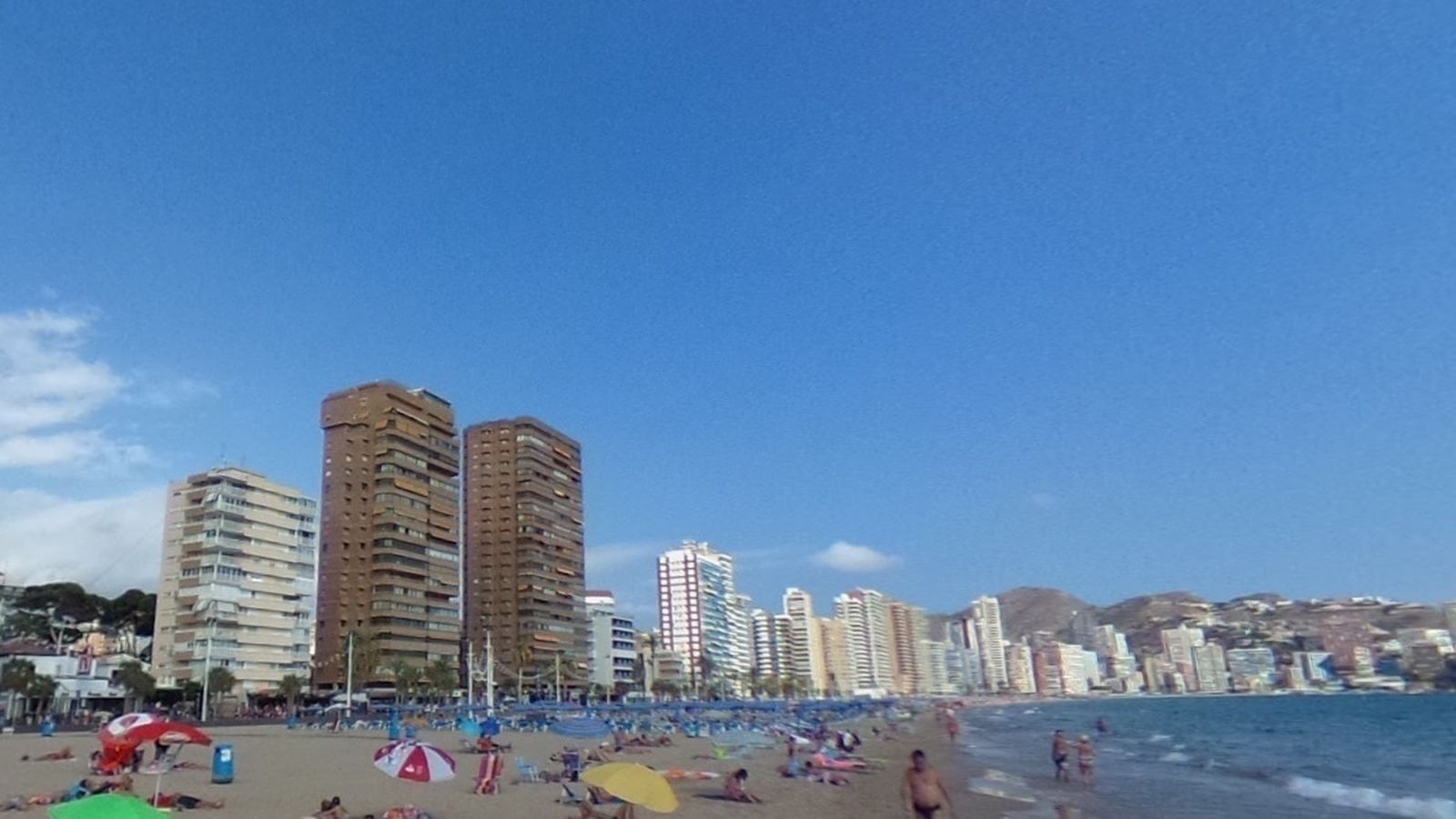 Benidorm, en una panoràmica d'arxiu