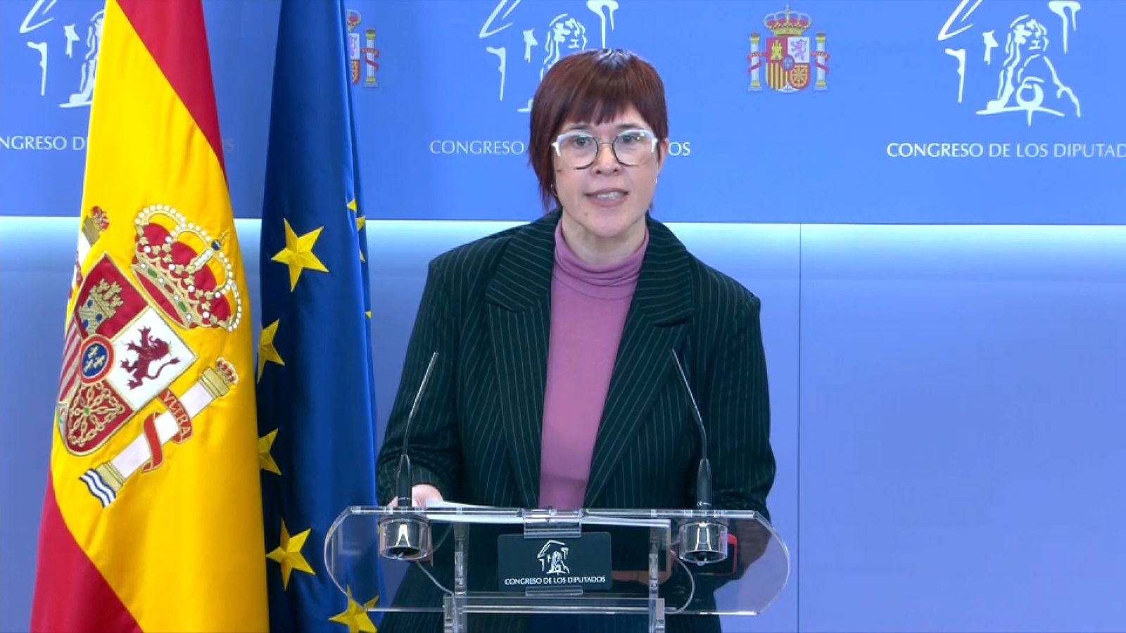 La diputada de Compromís i portaveu adjunta del grup parlamentari Sumar, Àgueda Micó