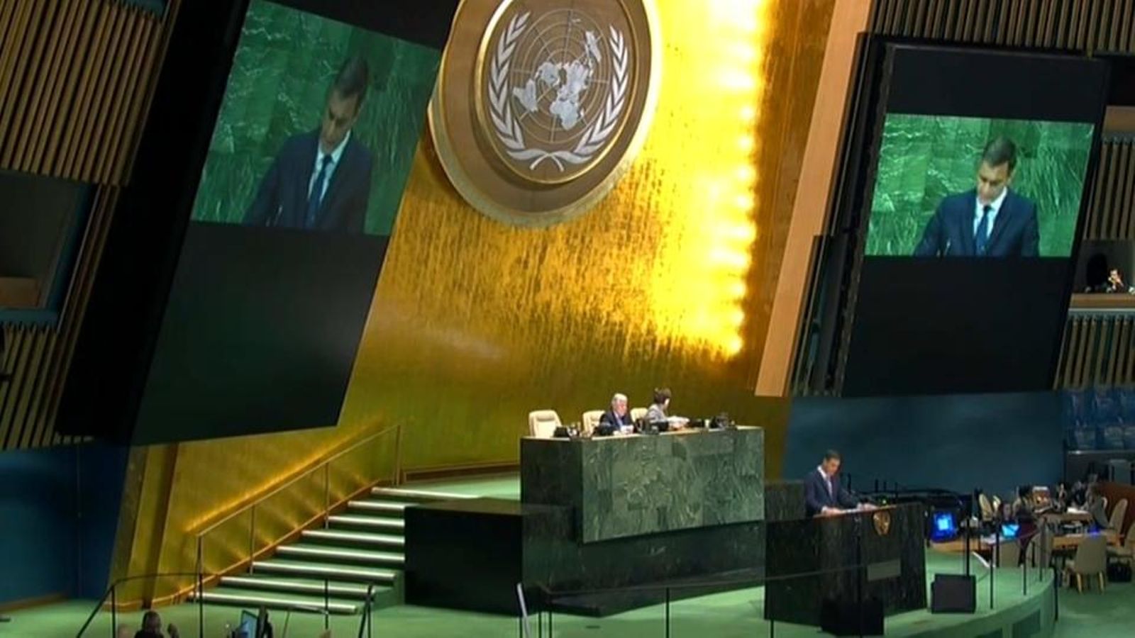 El president del Govern d'Espanya en l'Assemblea General de l'ONU