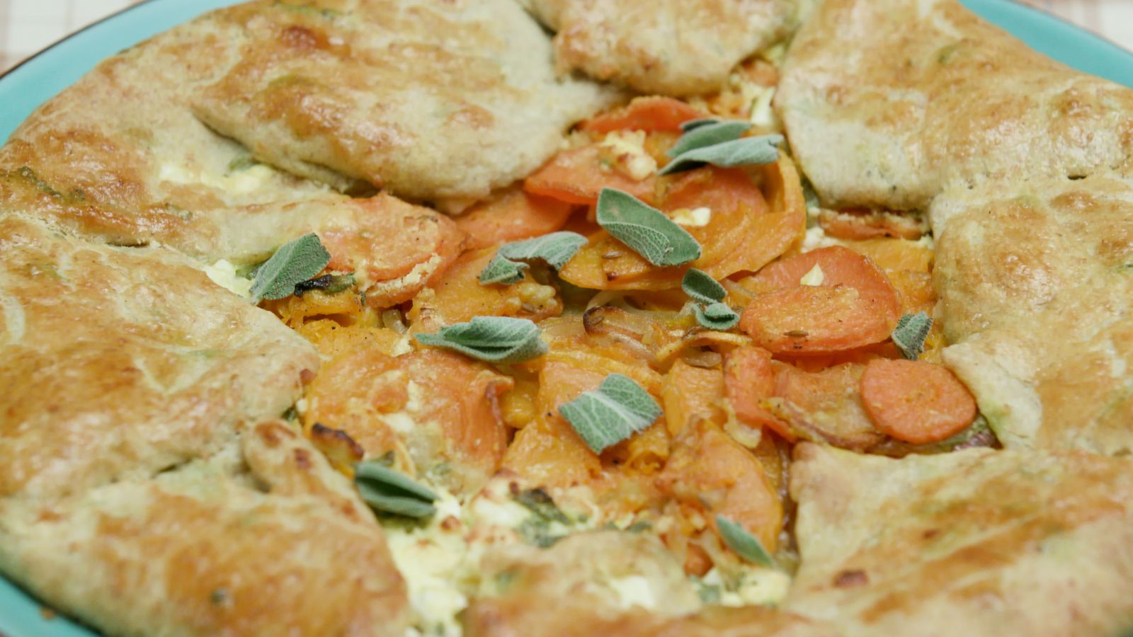 "Galette" de carabassa i taronja