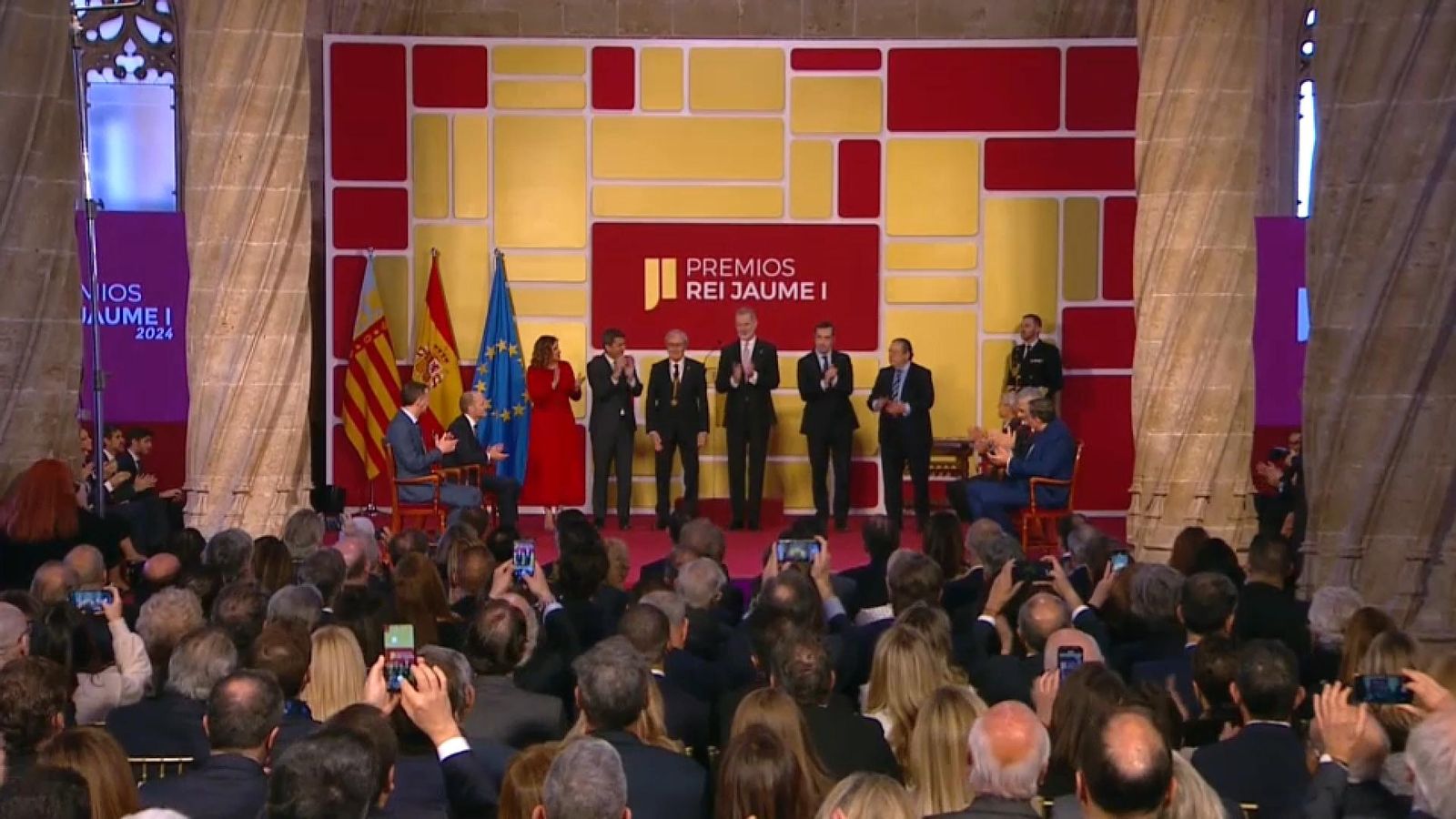 Un moment de l'entrega dels premis
