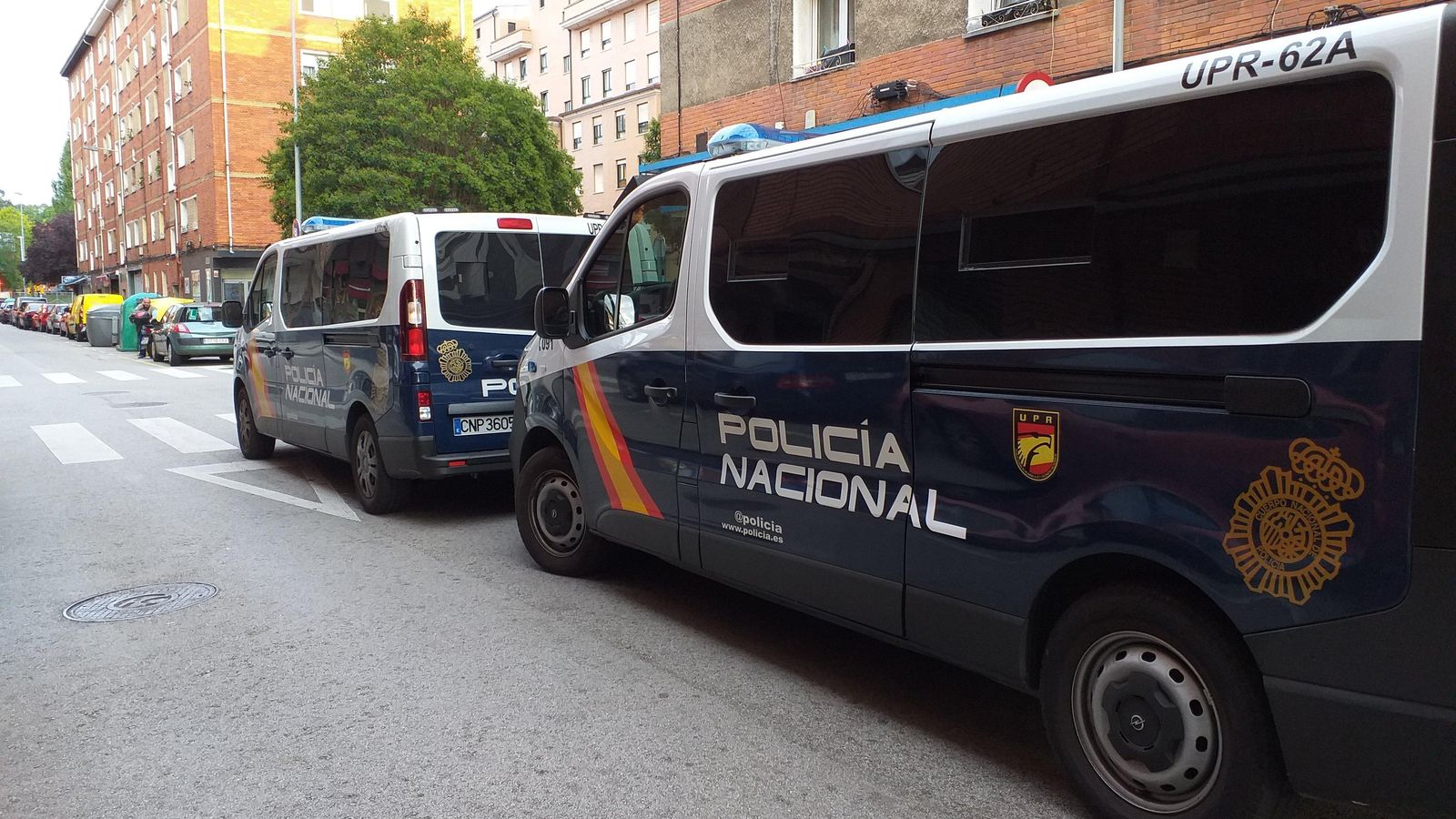 Furgons de la Policia Nacional a Gijón Furgons de la Policia Nacional a Gijón