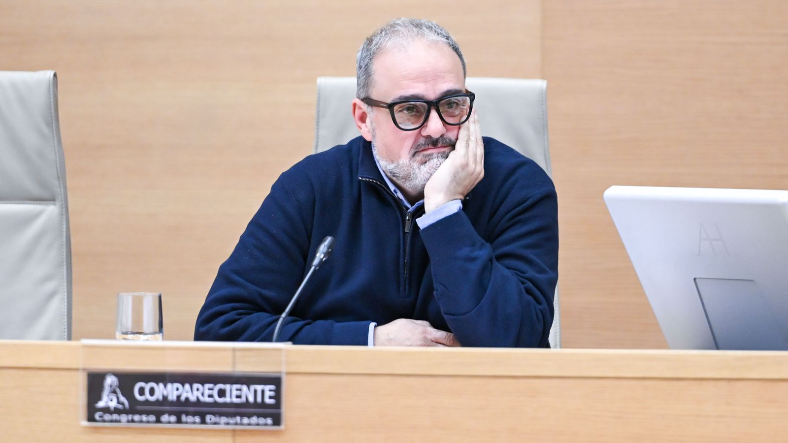 El consultor del PP Josep Lanuza, que ha renunciat a respondre les preguntes dels parlamentaris en la comissió de la dana al Congrés