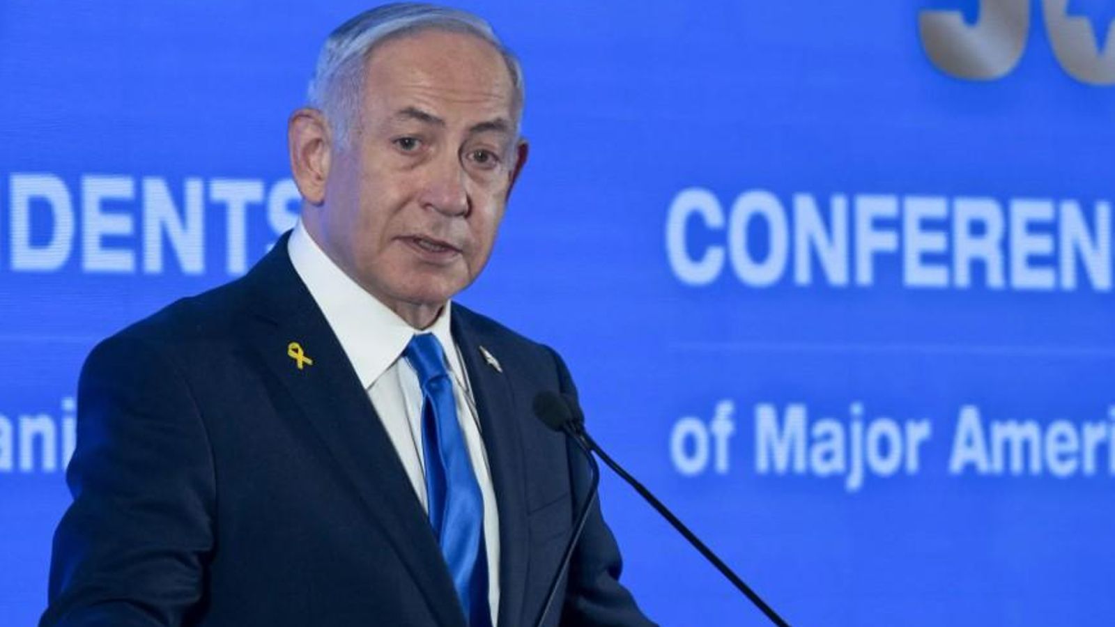 Foto d'arxiu del primer ministre d'Israel, Benjamin Netanyahu