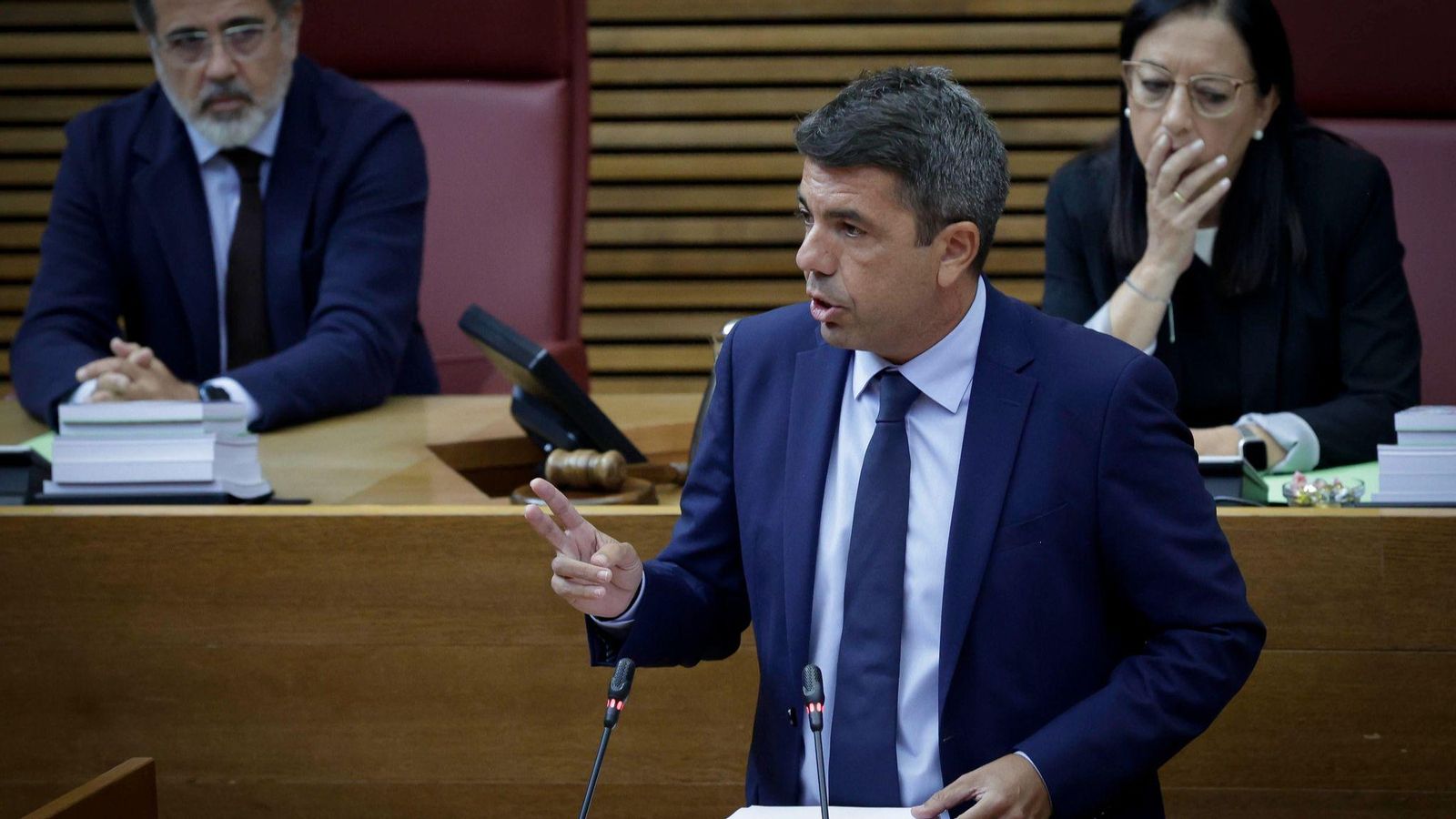 Mazón, este dimarts en el debat de política general a les Corts