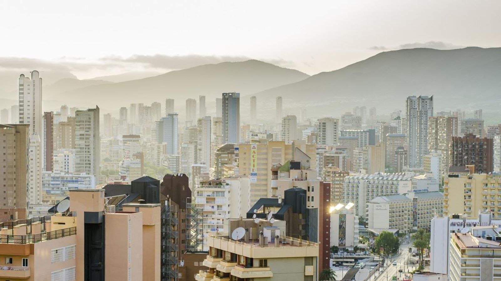 Imatge general dels gratacels de Benidorm
