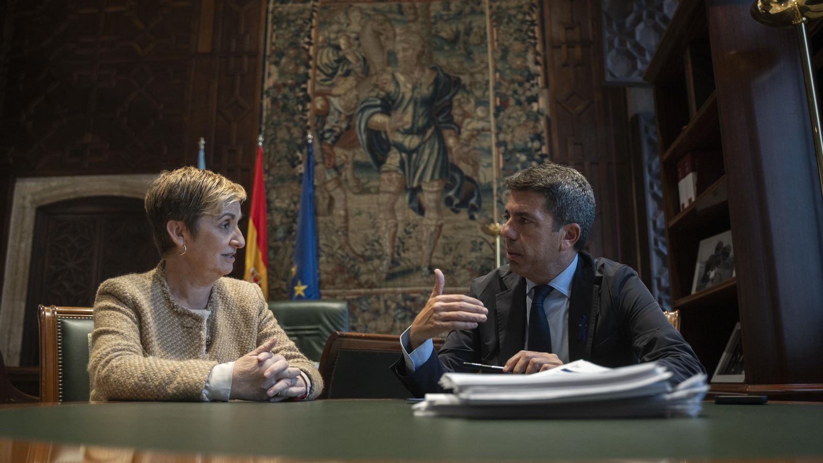 Marián Cano i Carlos Mazón en una imatge d'arxiu