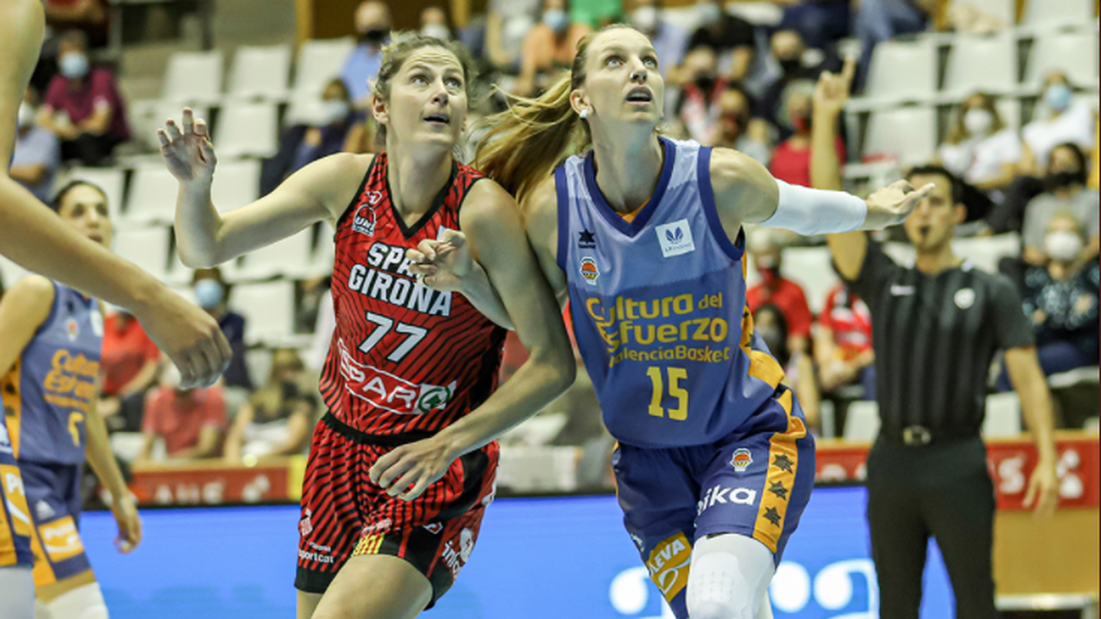 Victòria del València Basket davant l'Spar Girona en la segona jornada de lliga