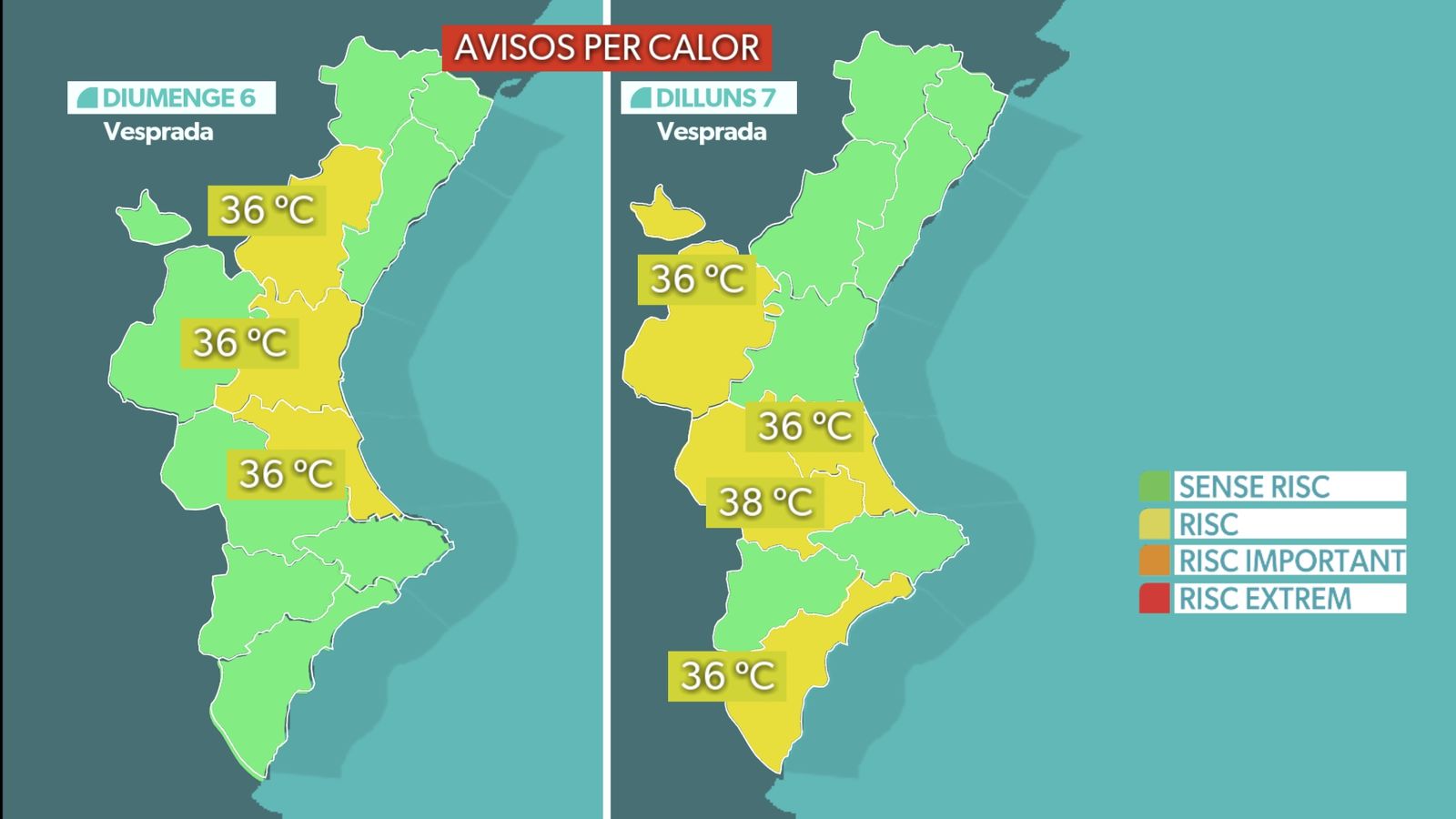 AVISOS PER CALOR