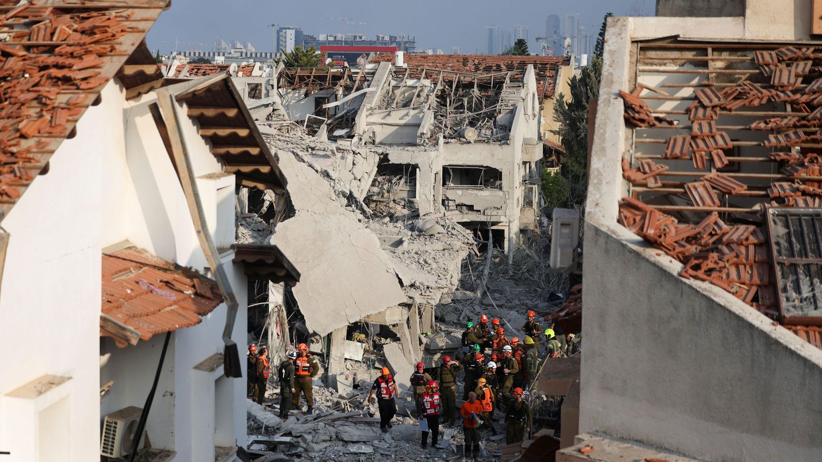 Conseqüències de l'atac amb míssils de l'Iran contra Israel, en Rishon LeZion