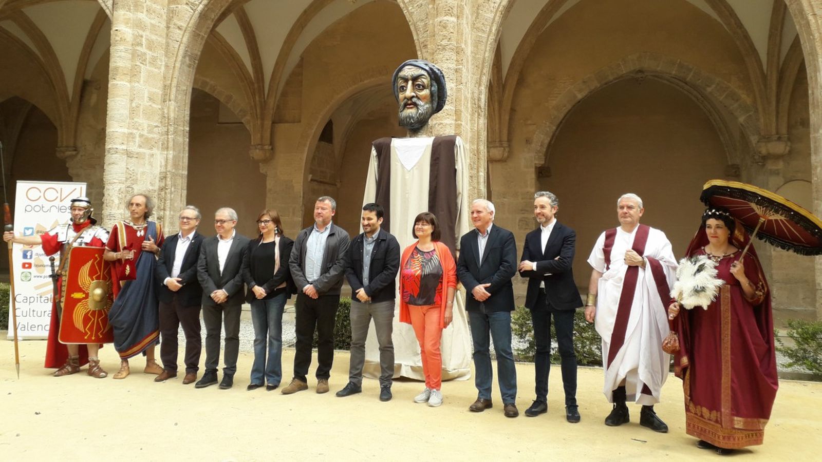 Presentació de la capitalitat cultural de Sagunt i Potries 2018 al Centre del Carme de València.
