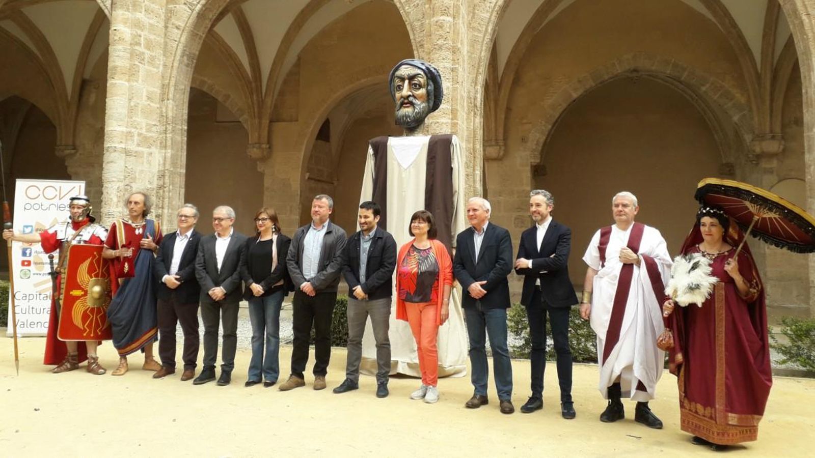 Presentació de la capitalitat cultural de Sagunt i Potries 2018 al Centre del Carme de València.