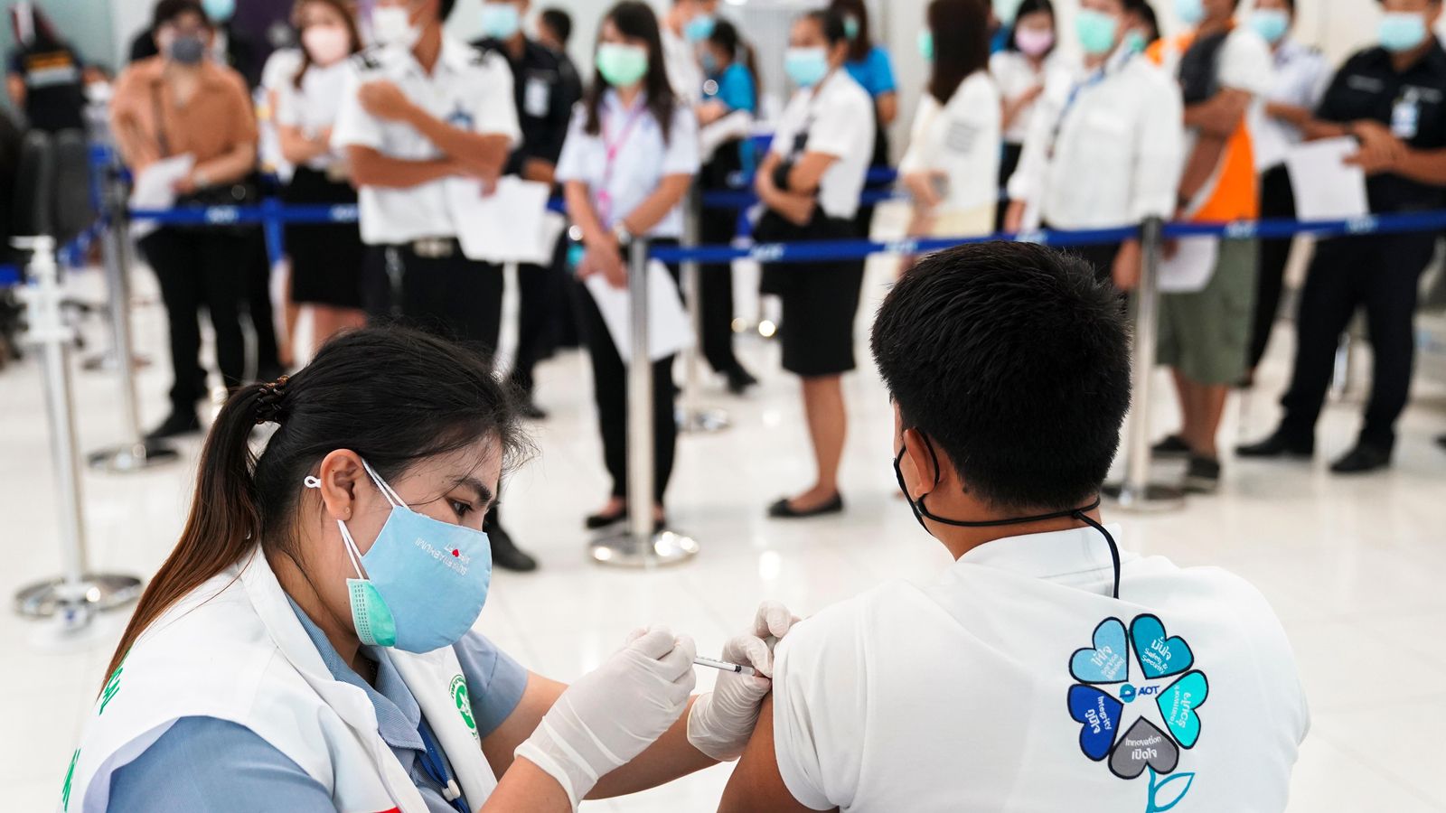 Campanya de vacunació contra la Covid-19 a Bangkok