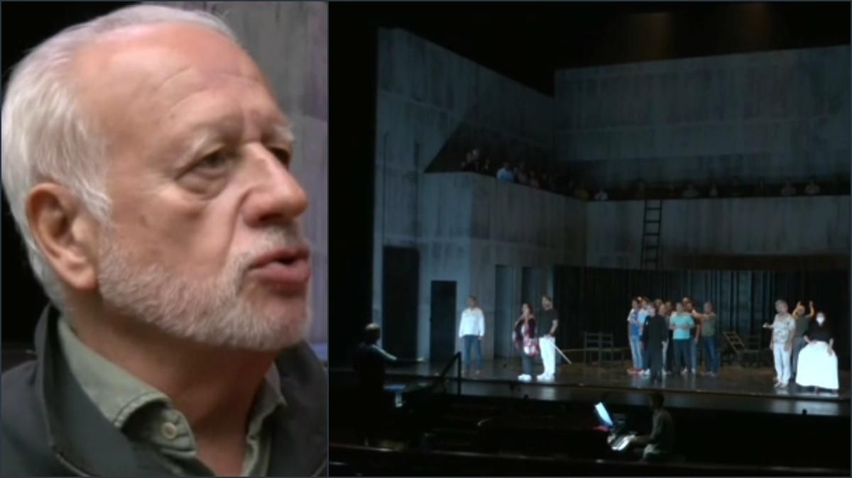 Juan Echanove dirigeix l'escena de 'Pan y toros' Juan Echanove dirigeix l'escena de 'Pan y toros'