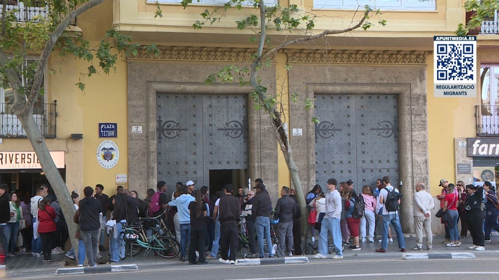 Primer dia de regularització