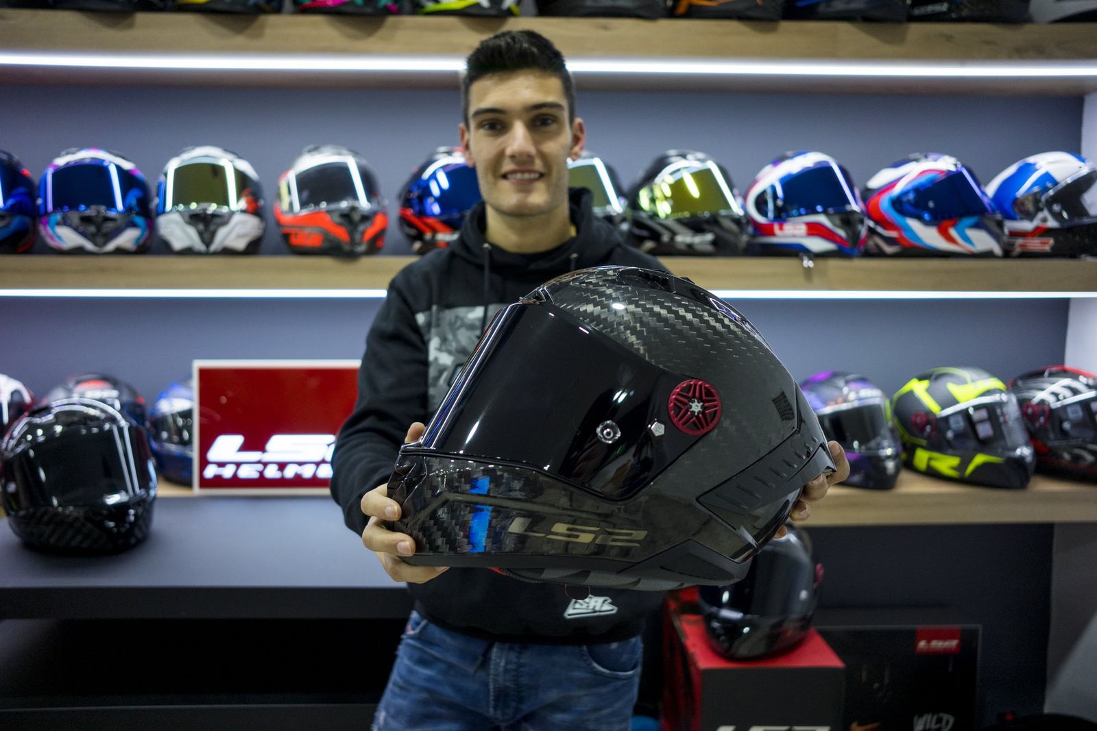 El pilot de Moto 2, Jorge Navarro 