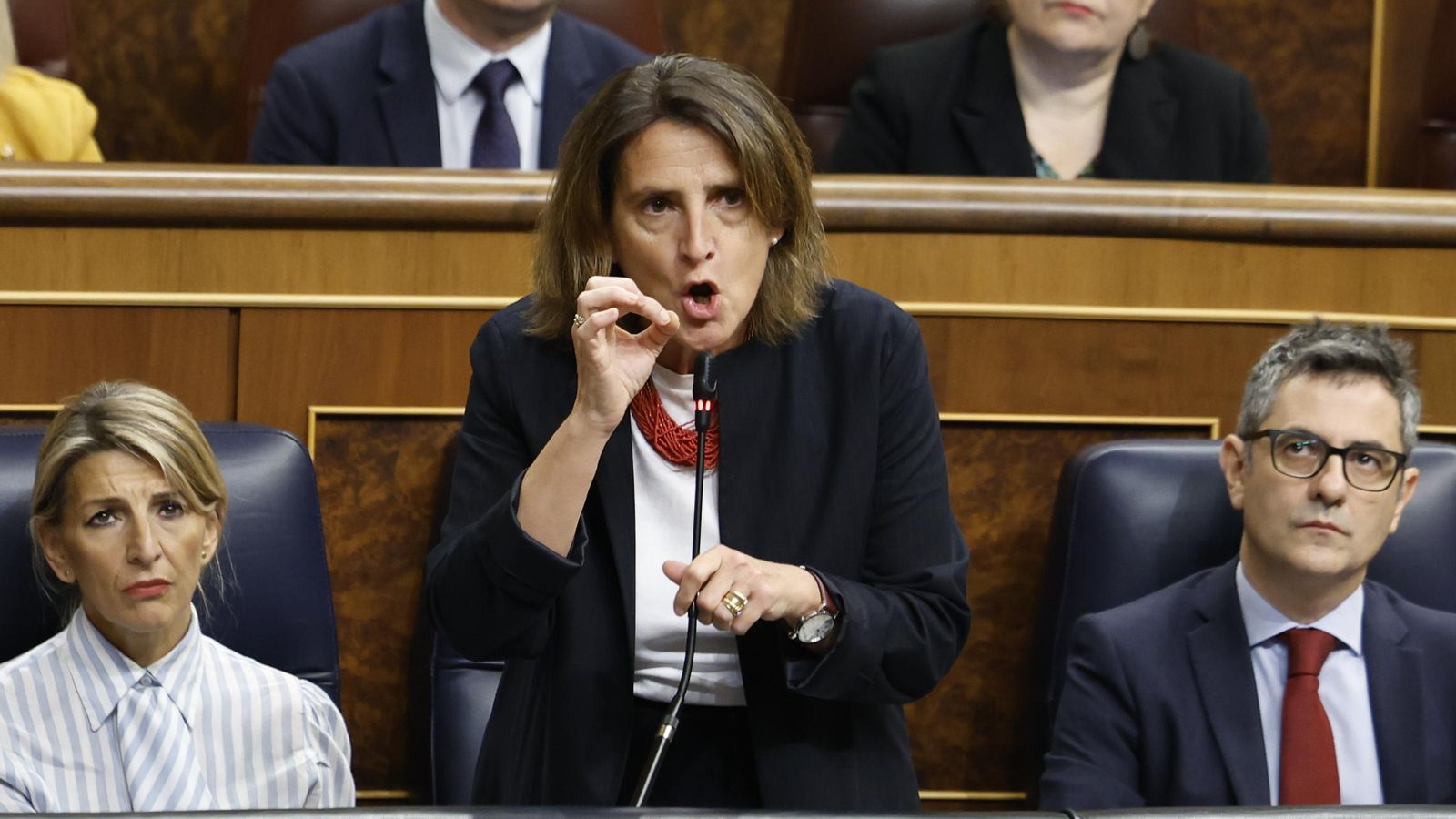 La vicepresidenta tercera i ministra de Transició Ecològica Teresa Ribera