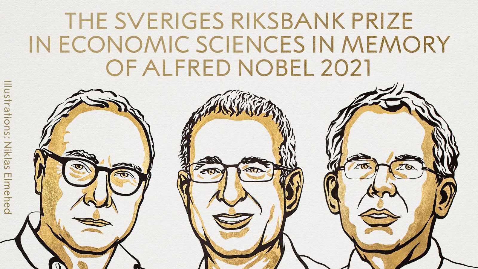 Card, Angrist i Imbens, premi Nobel d'Economia 2021 Card, Angrist e Imbens, premi Nobel d'economia 2021