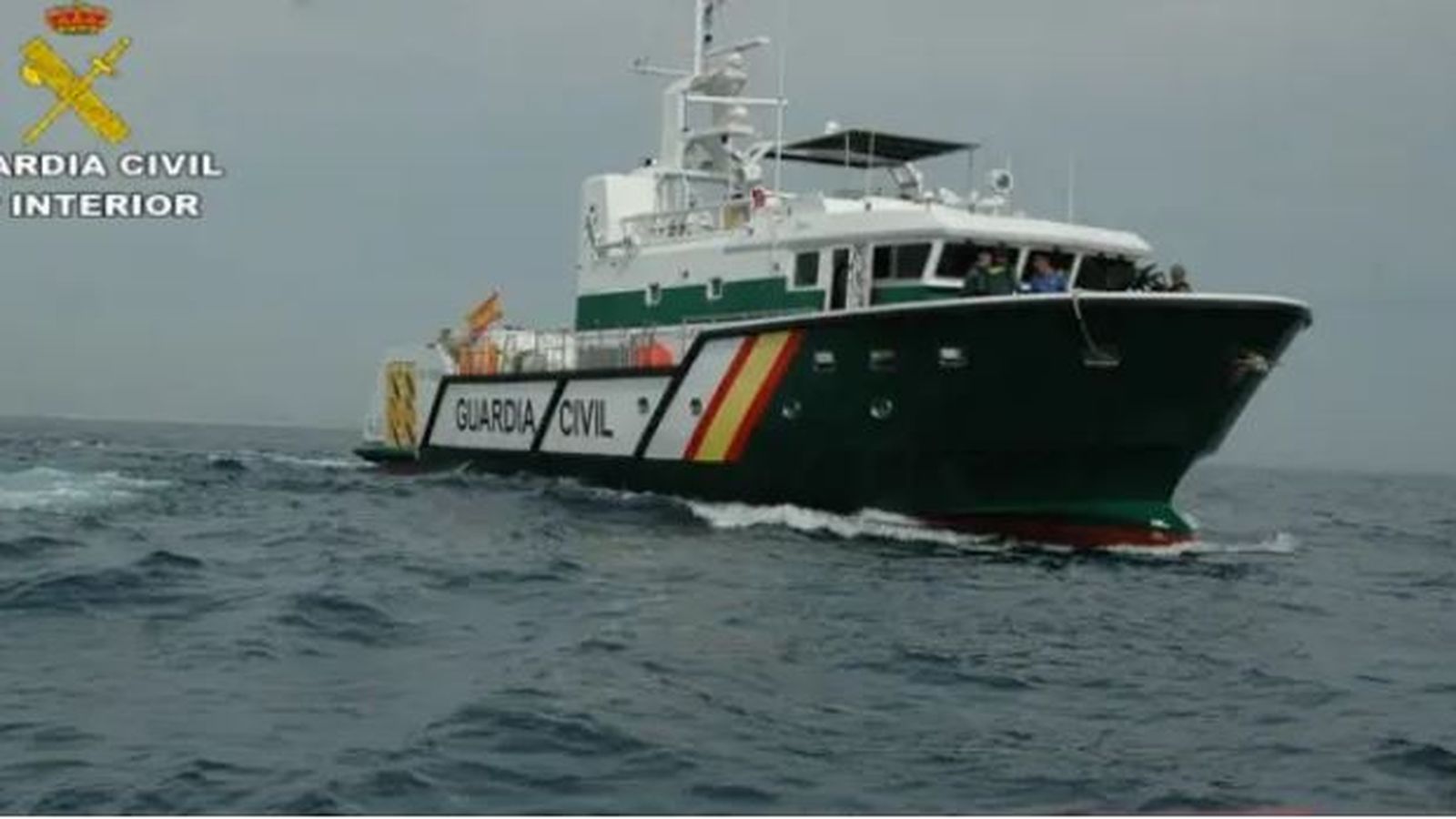 Un vaixell de la Guàrdia Civil, en arxiu