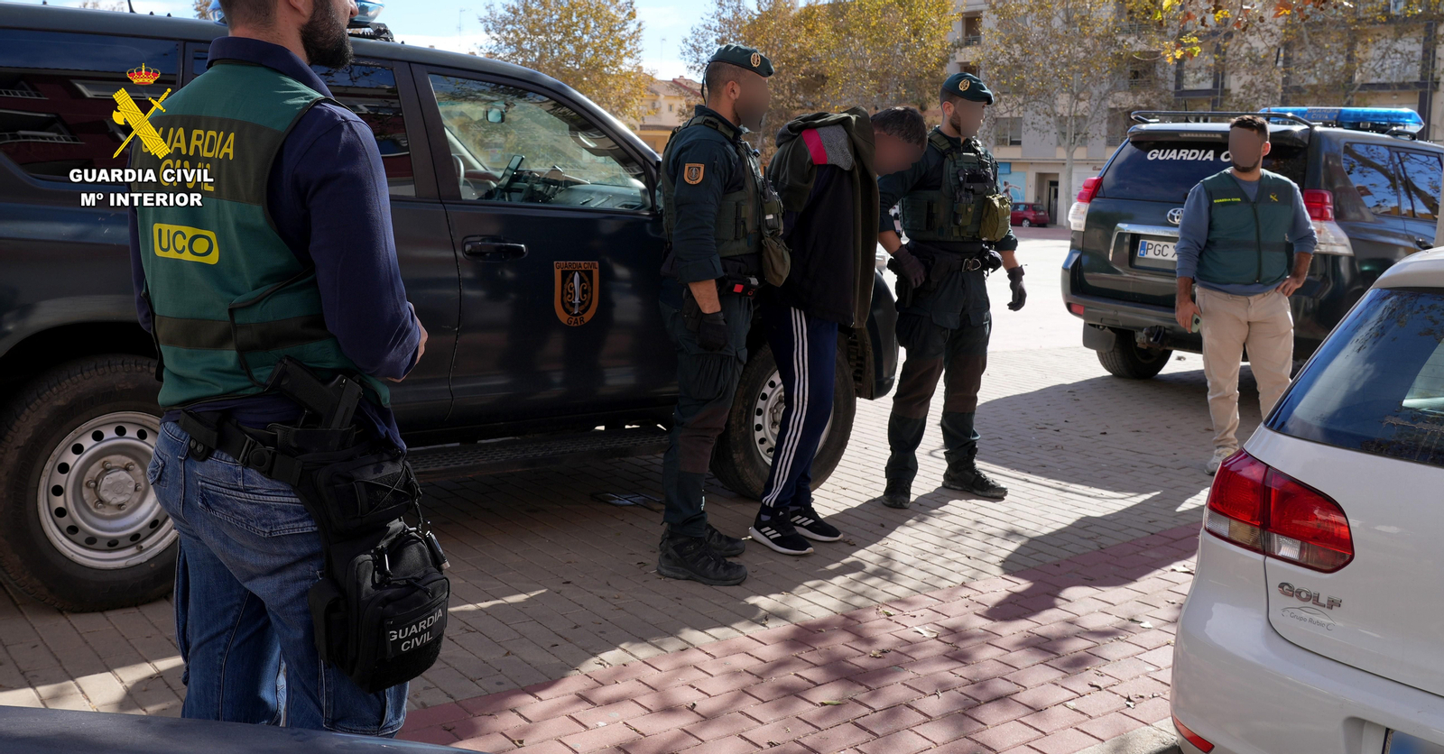 Detenció d'un dels sospitosos